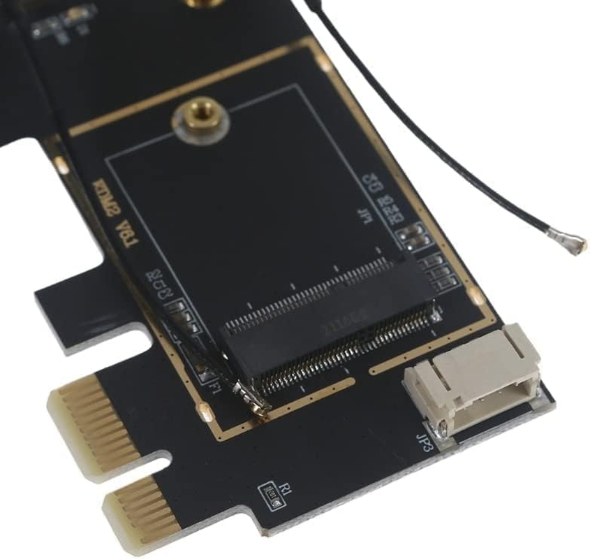 Laptop to Desktop (Pcie X1) Wi-Fi Card Converter for M.2 Pcie Network Cards with Bluetooth Support (Adapter_Kit) image number 3