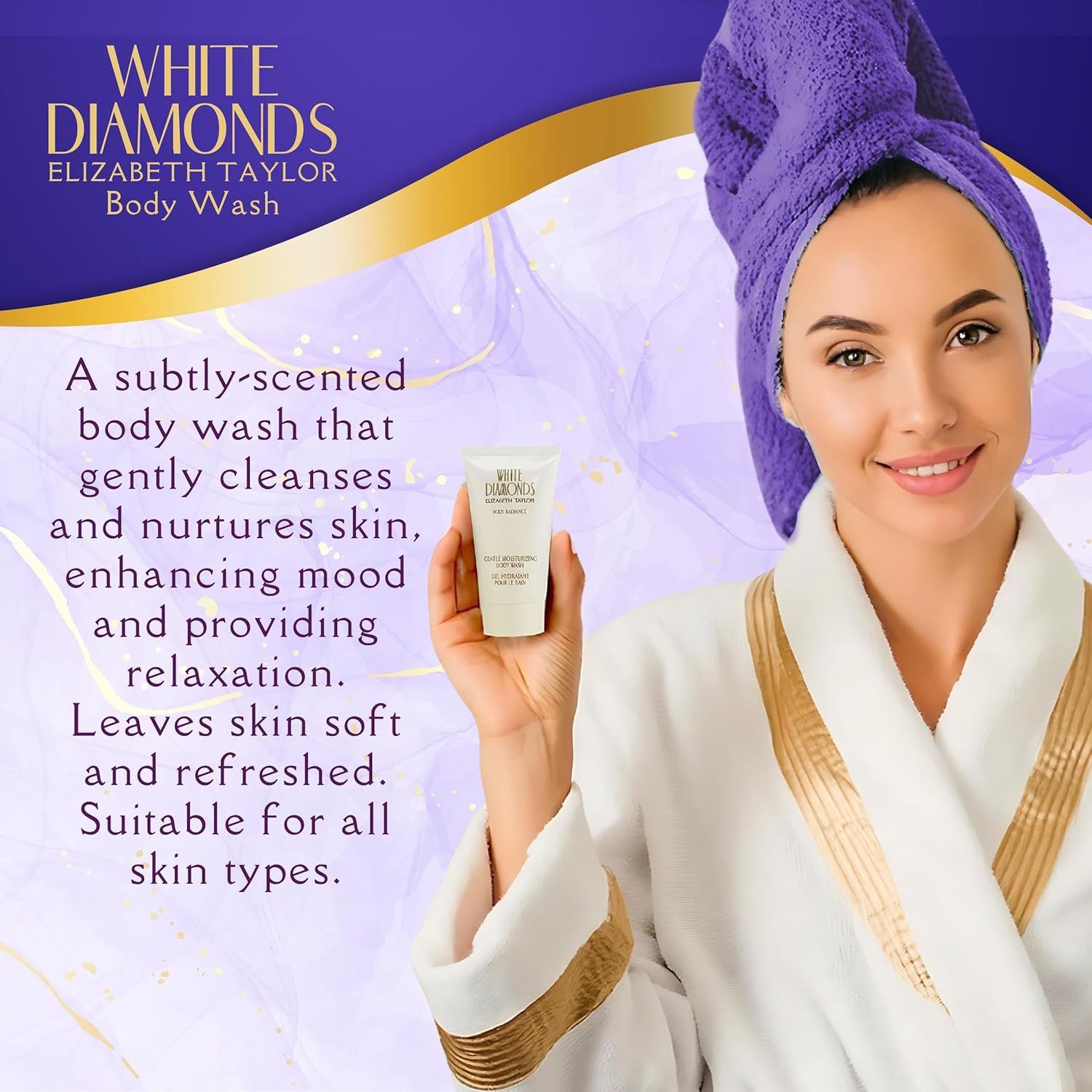 Elizabeth Taylor White Diamonds EDT 50Ml Gift Set image number 5