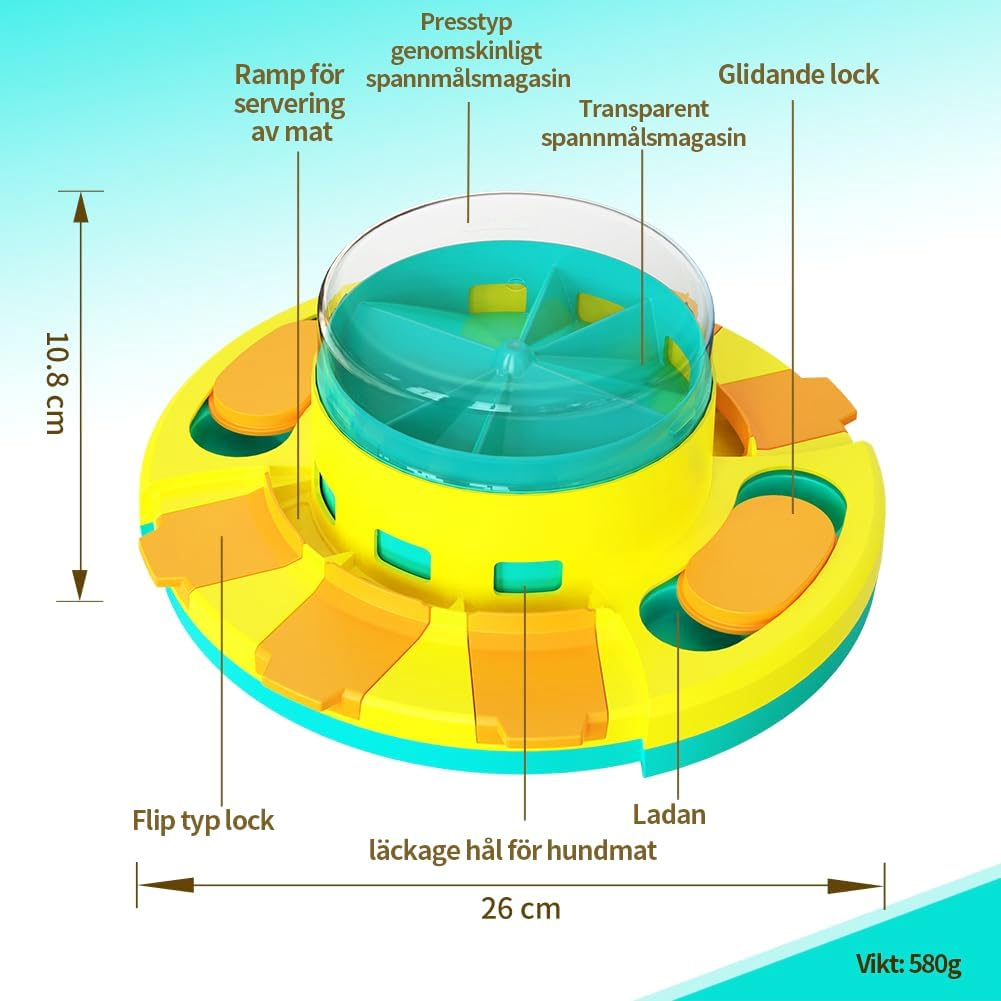 CAROZEN Dog Toy Intelligence, Interactive for Small, Medium and Large Dogs to Train Fun When Feeding, Improve Dog Intelligence image number 1
