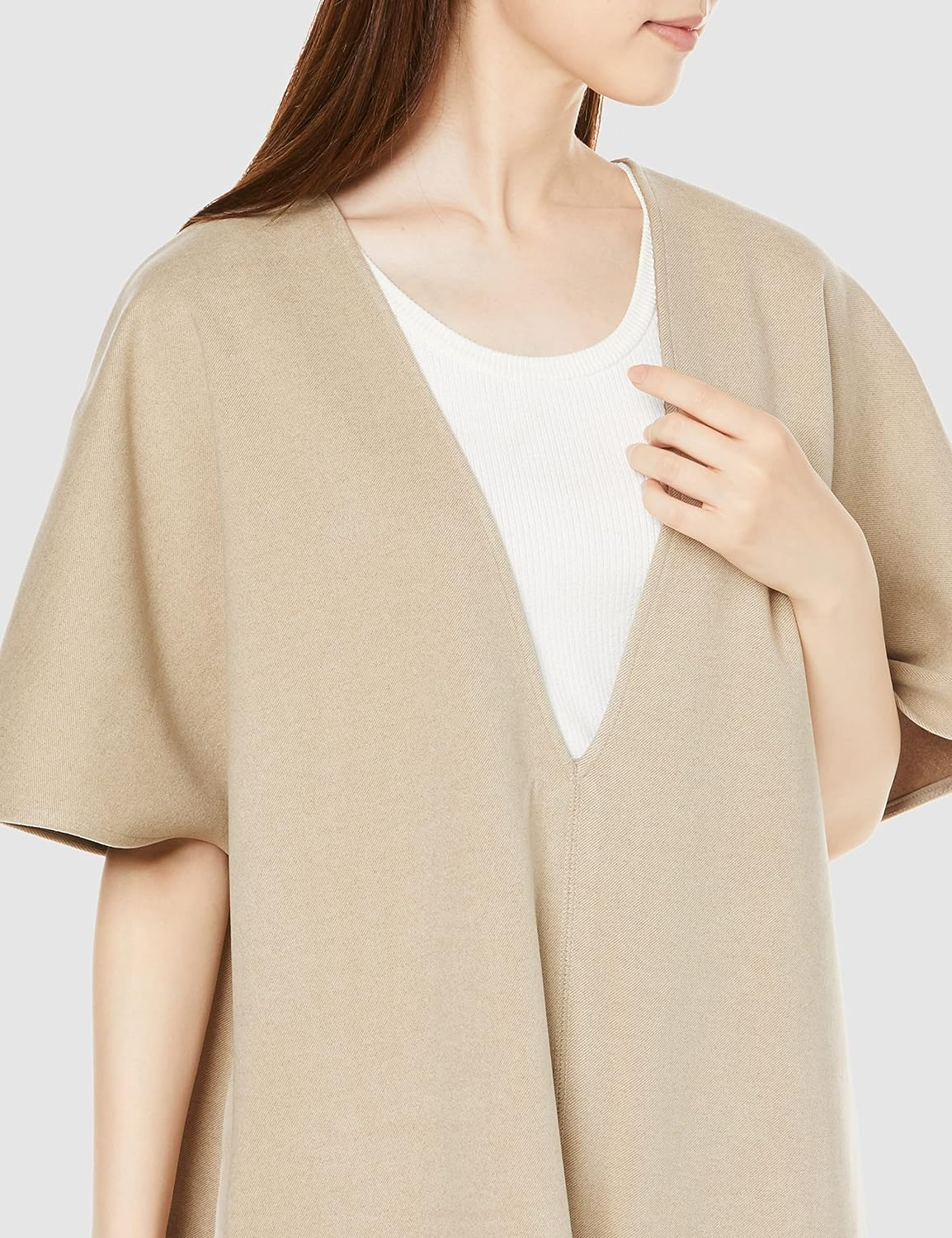 Bonjour Sagan 22-000141#01/F Women'S Tunic, Beige, One Size Fits Most, Beige image number 1