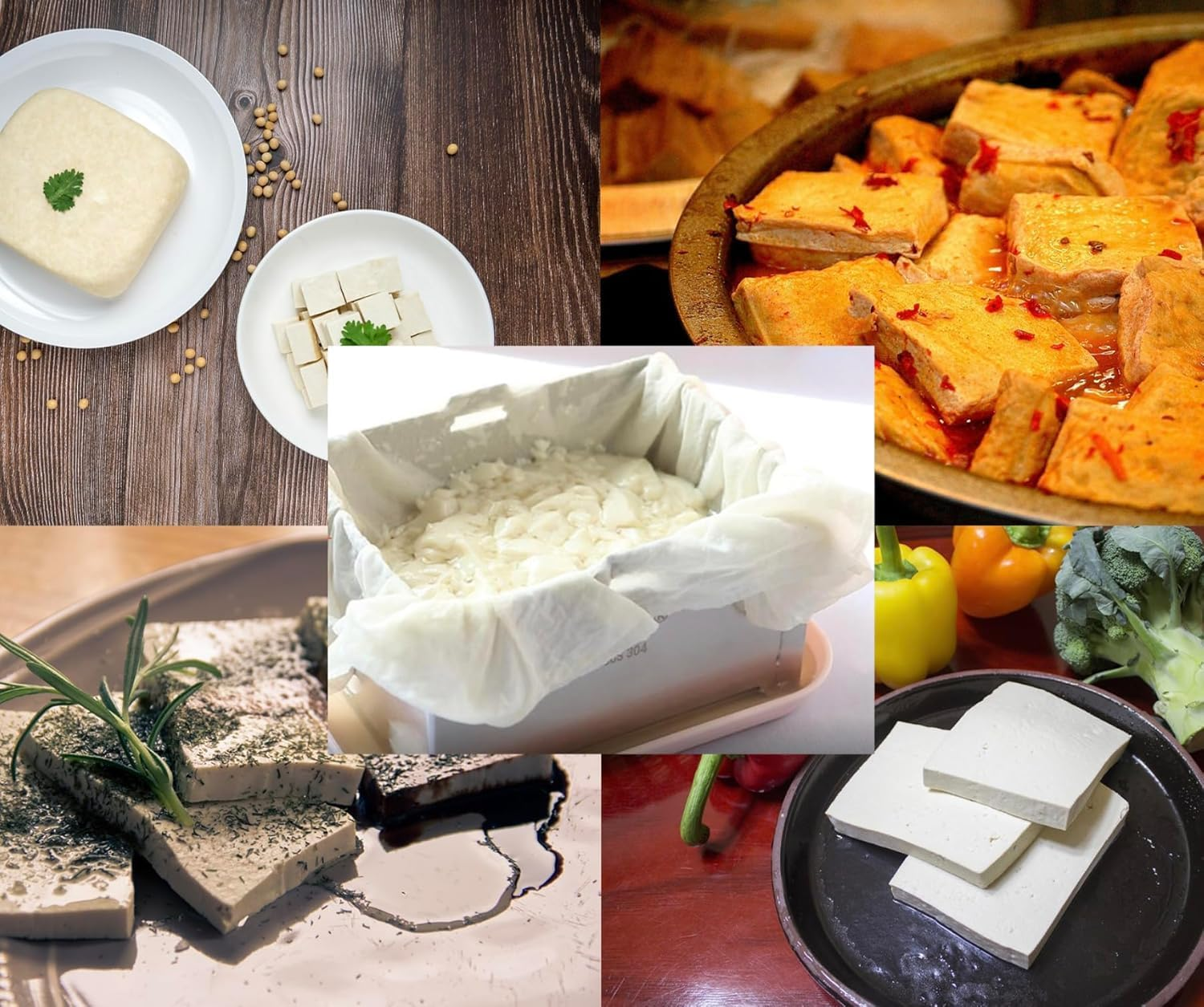 Alerrawia Tofu Presses Tofu Press, Stainless Steel Tofu Presses, Adjustable Paneer Maker with Drain Hole and Drip Tray 304 Food Grade Stainless Steel Tofu Making Mold image number 6