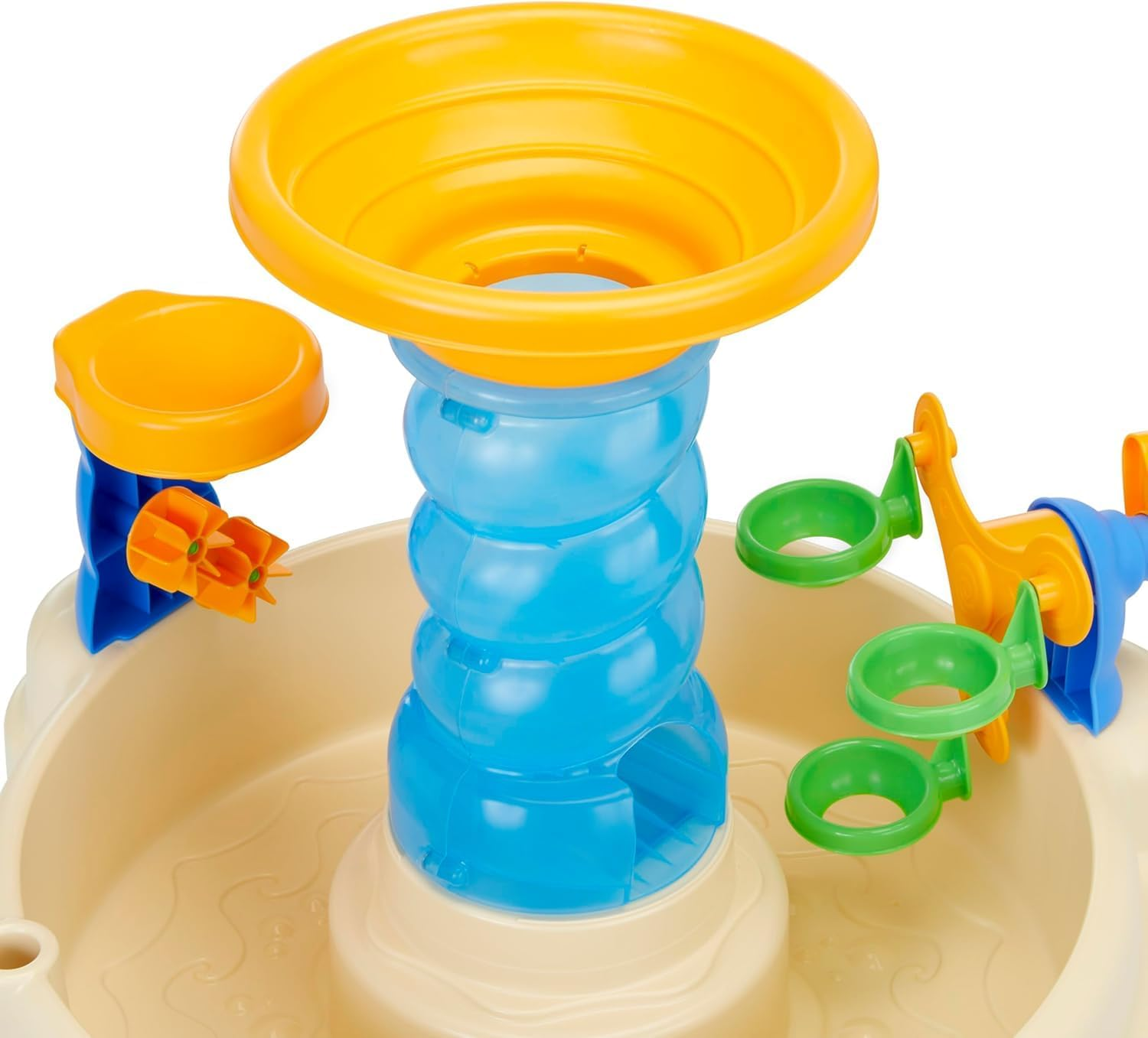 Little Tikes Spiralin&rsquo; Seas Waterpark - Kids' Outdoor Water Table with Ferris Wheel, Spiral Drop & Character Balls - Encourages Motor Skill Development & Creative Play - for Ages 2 Years and Up image number 4
