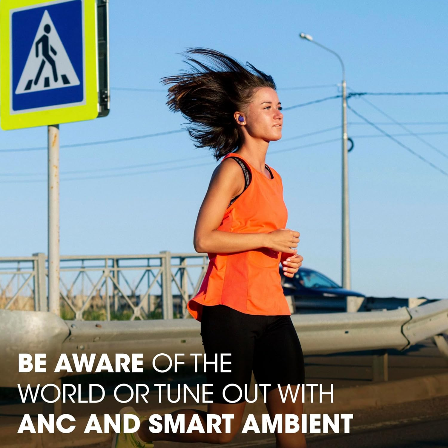 JBL Endurance Race 2 - Waterproof (IP68) Sports True Wireless Earbuds with 4 Mics for Crisp, Clear Calls, Pure Bass Sound, 48Hrs of Playback, plus Speed Charging & Active Noise Cancelling (Purple) image number 2