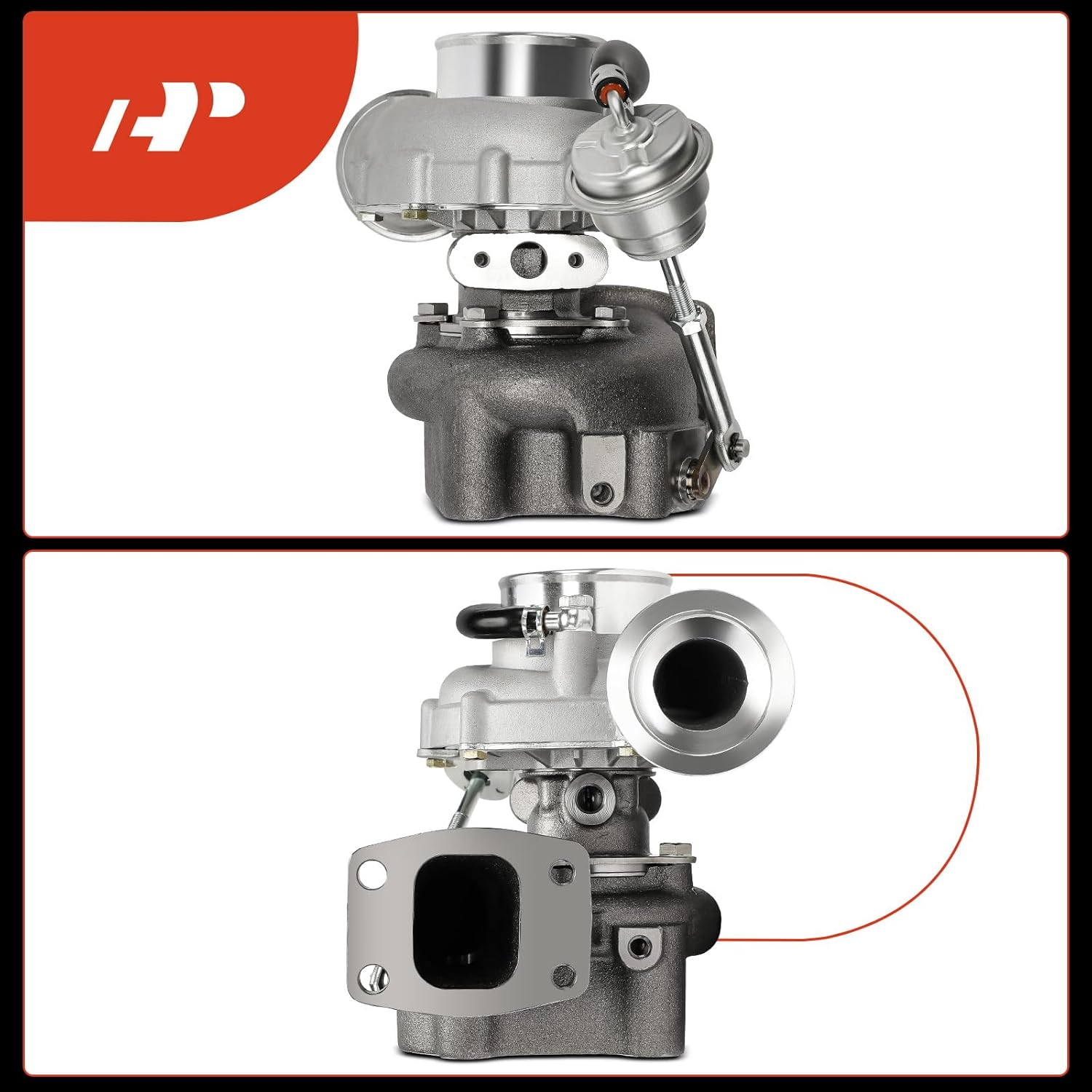 A-Premium Turbocharger Replacement for Mercedes-Benz 2001-2005, 4.3L, Borgwarner, K16