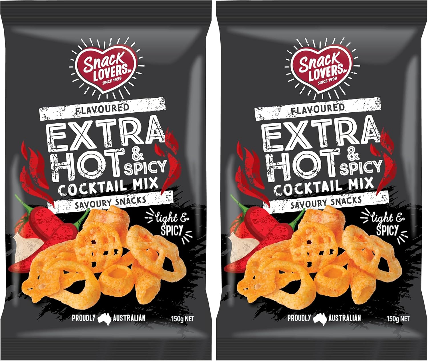 Snack Lovers Extra Hot and Spicy Cocktail Mix Savoury Snacks 150 G image number 2