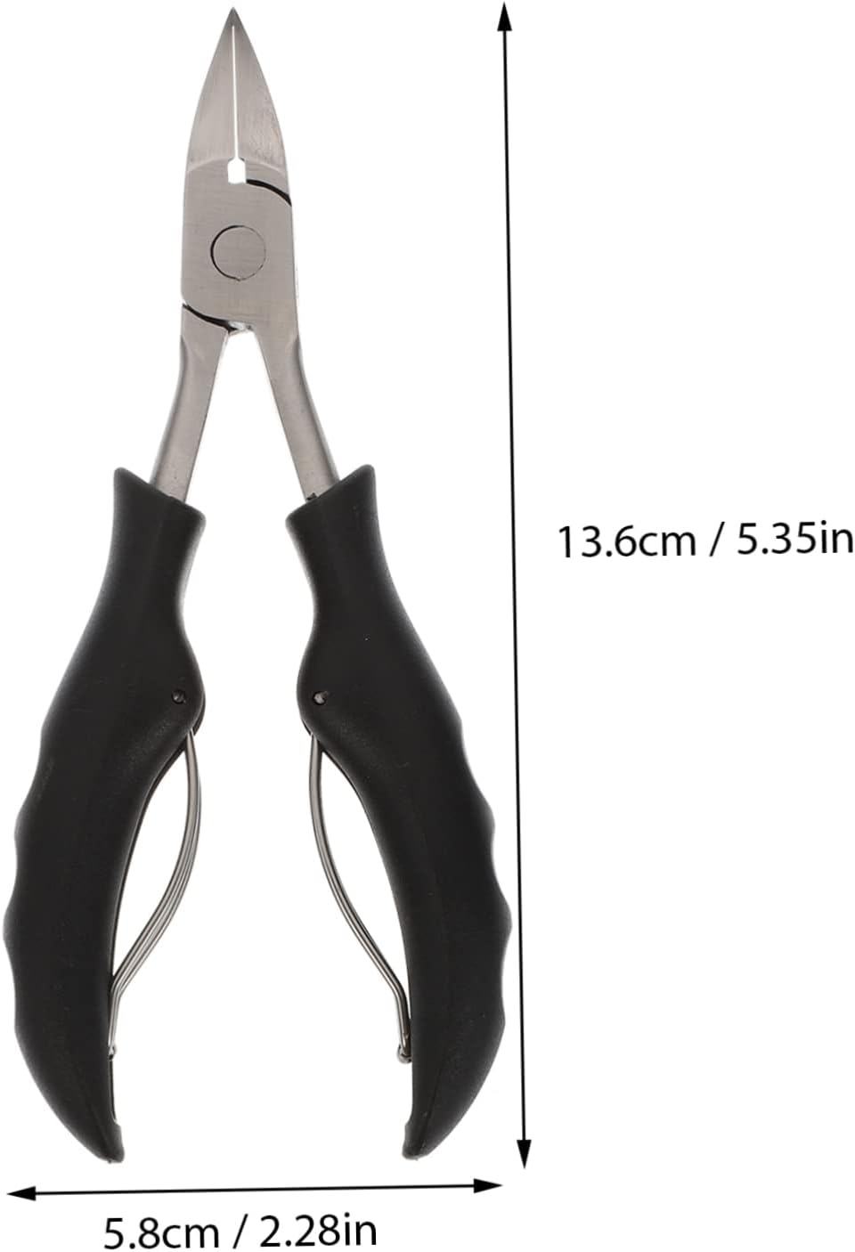 Baluue Nail Clipper Tool Reliable Nail Trimming Double Spring Plier for Clipper Ingrown Care image number 1