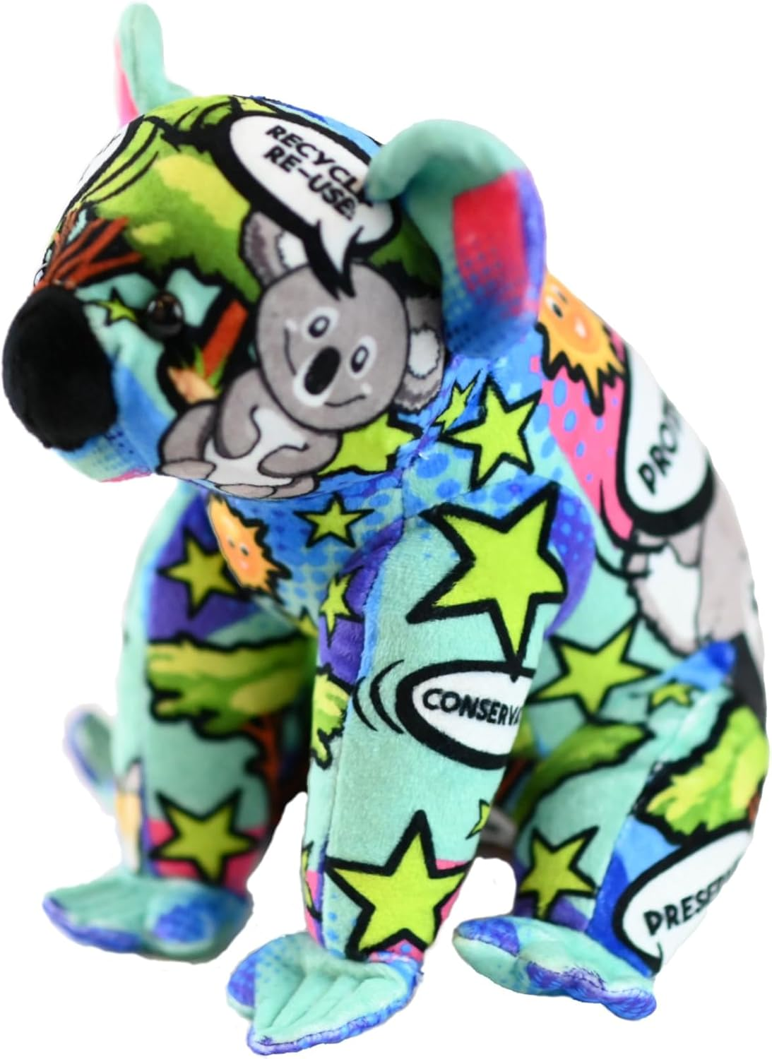 Wild Republic Message from the Planet, Koala, Stuffed Animal, 12 Inches, Kids, Plush Toy, Made from Spun Recycled Water Bottles, Eco Friendly, Child&rsquo;S Room Decor