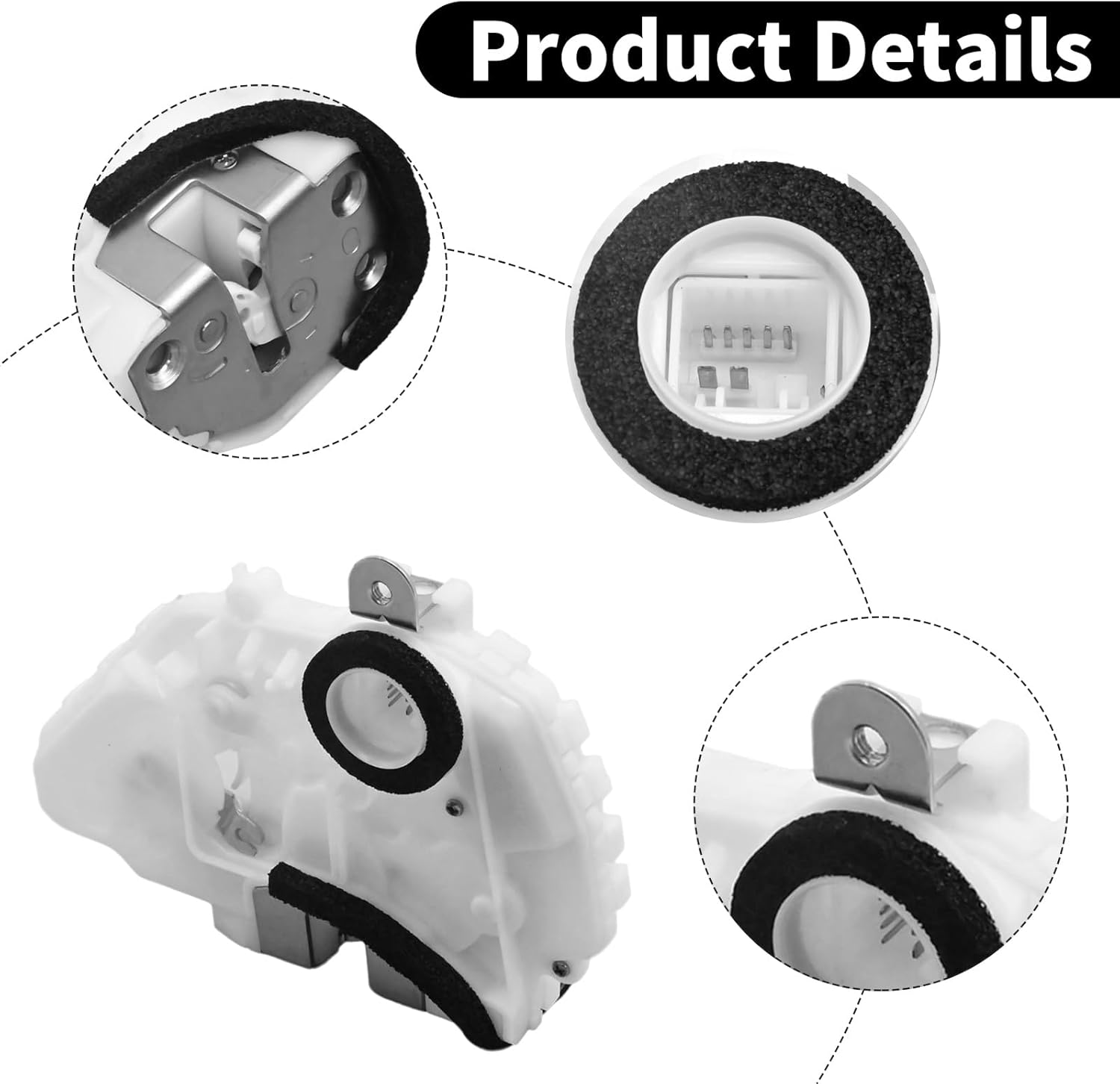 Saihisday 72110-SNA-A14 Car Right Front Driver Side Door Lock Latch Actuator Replacement for Honda Civic 2006-2011