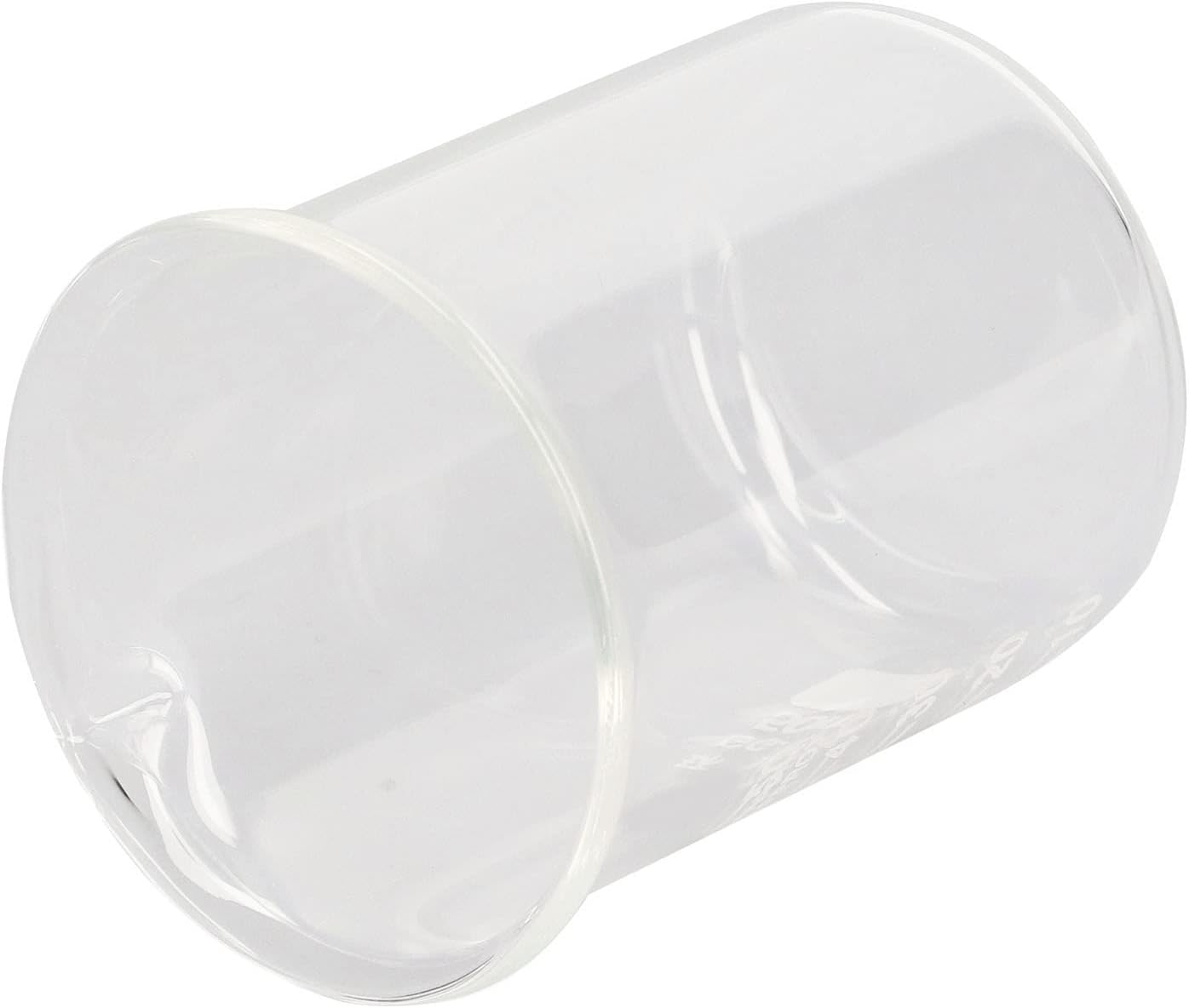 Glass Beaker, 10Pcs 50Ml Lab Beakers Glass Graduated Beaker Set, Professional Borosilicate Glass Measuring Beakers for Laboratories Classrooms image number 2