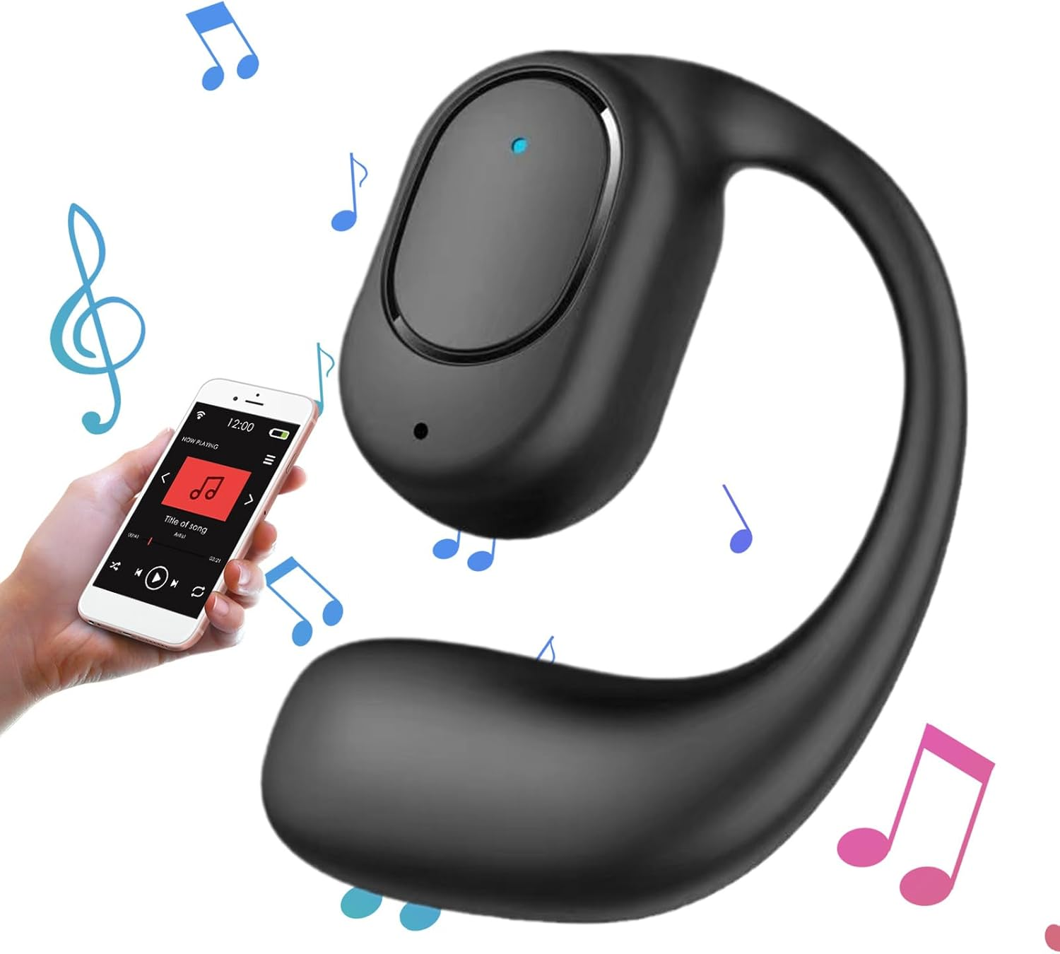 Open-Ear Wireless Earbuds &ndash; Secure Fit Earphones with Clear Audio for Sports | Headset for Running, Driving, Travel, Business Commute, Cycling, Fitness, Long-Wear Comfort image number 1