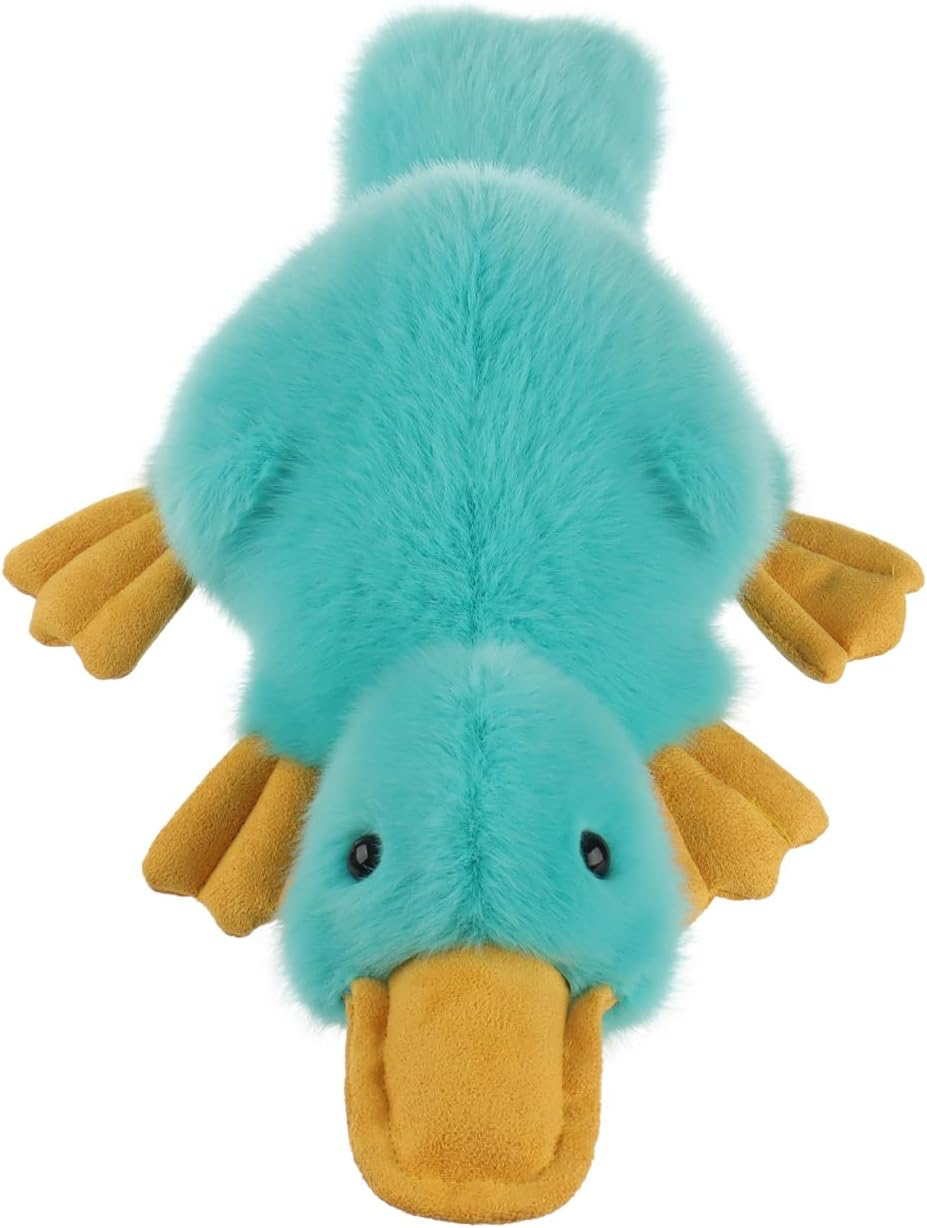 Apricot Lamb Happy Platypus Stuffed Animals for Kids, Soft Cute Plush Toys for Baby Girl and Boy, 13.8 Inches image number 3