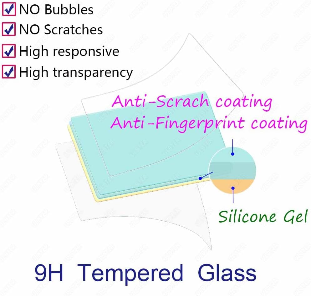 ULBTER Lens Screen Protector for DJI OSMO Action 6 Camera [9Pack], Tempered Glass Cover 9H Hardness Ultra-Clear Anti-Scrach Anti-Fingerprint Anti-Bubble