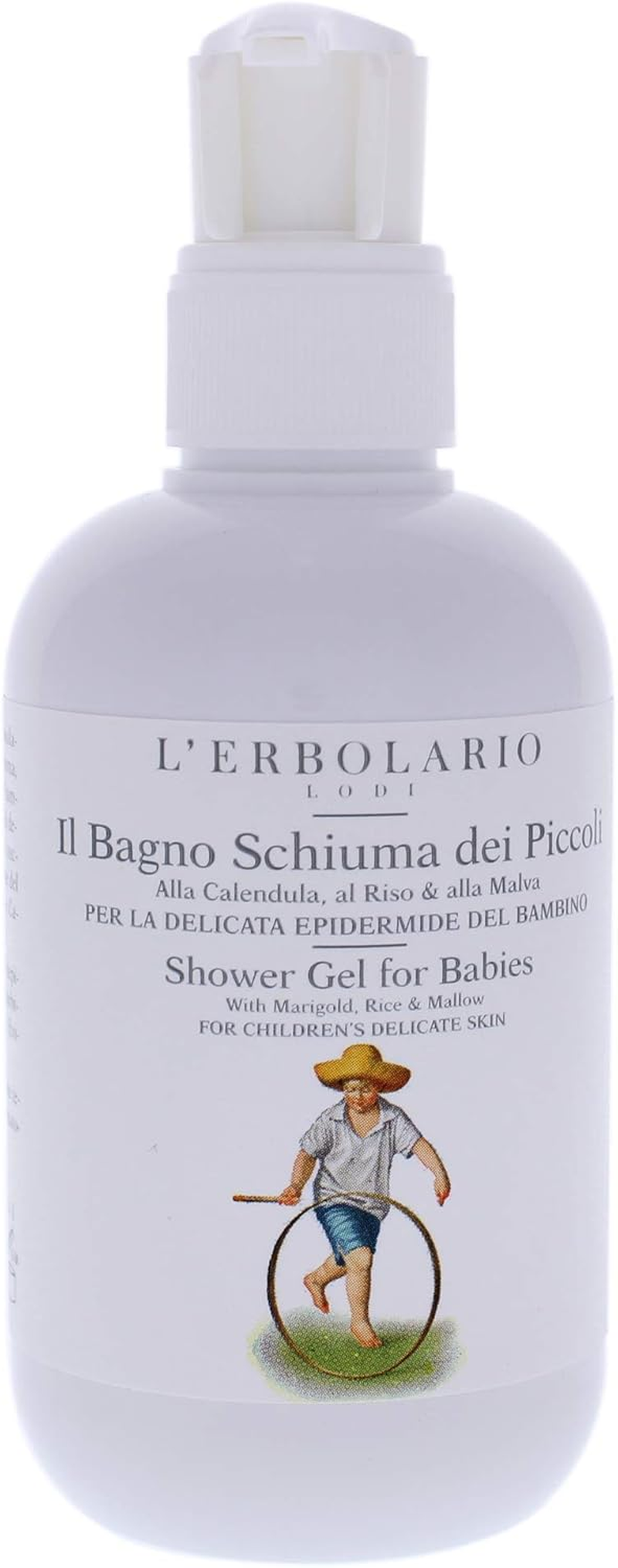 Lerbolario Shower Gel for Babies for Kids Shower Gel, 200 Ml image number 1