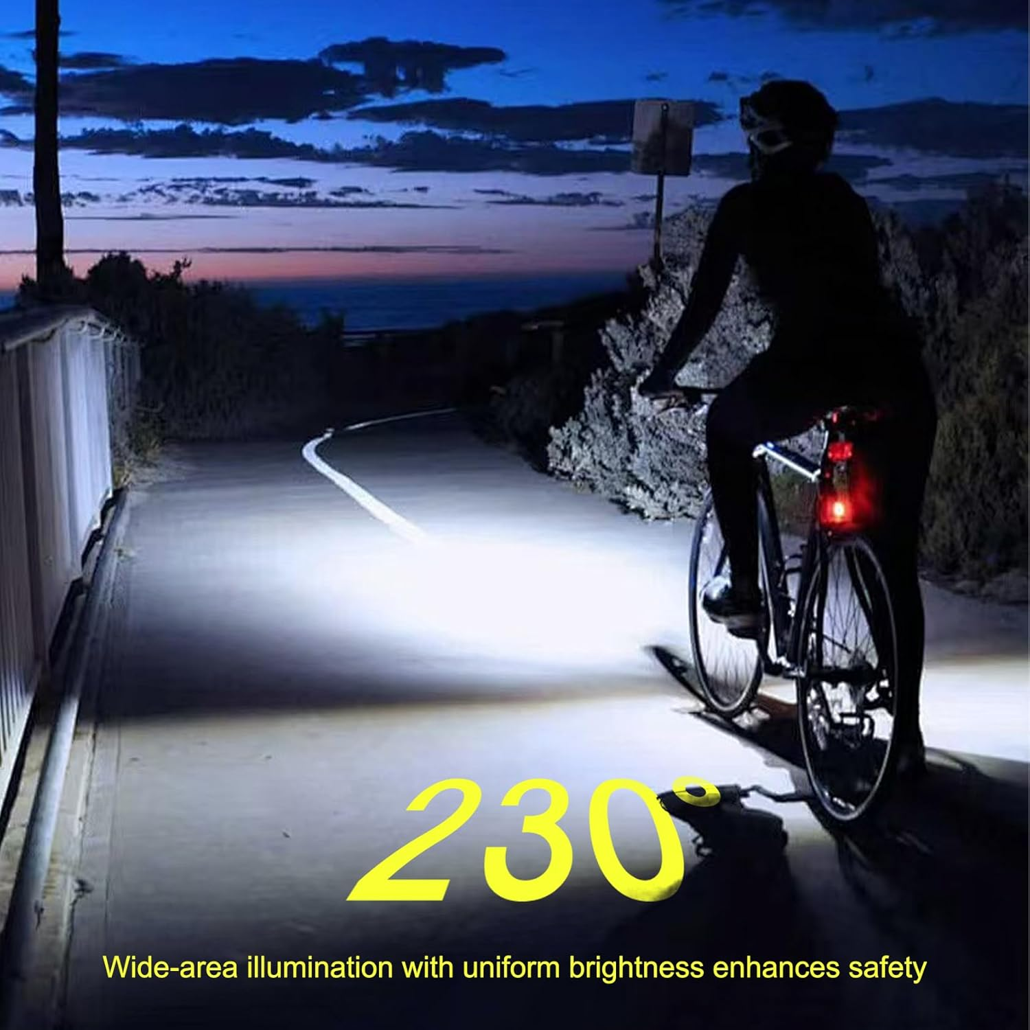 LUTW LED Sensor Control Head Torch, Rechargeable Headlamp Battery Powered 1200Mah, IPX4 Waterproof Motion Headlight for Running Hiking Camping 2 Pack image number 1