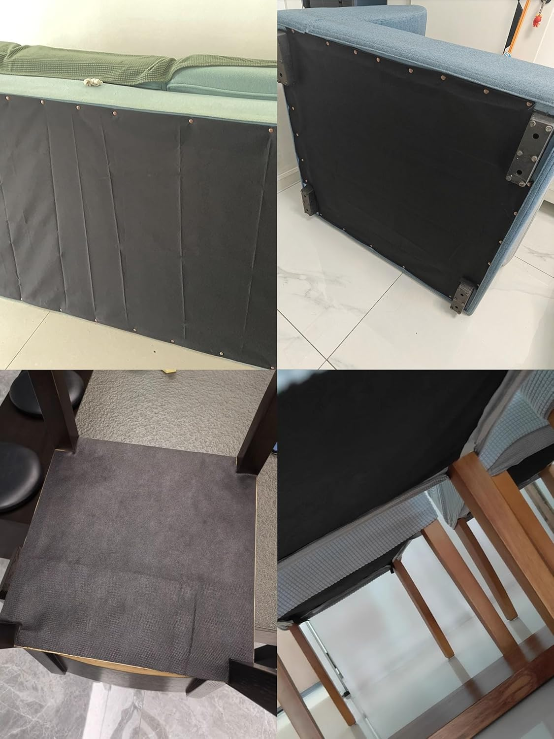 W 39Inch by L 118Inch Upholstery Cambric Dust Cover Fabric Replacement,Bottom Cloth Nonwoven Dust Cover for Chairs,Underside of Upholstered Furniture