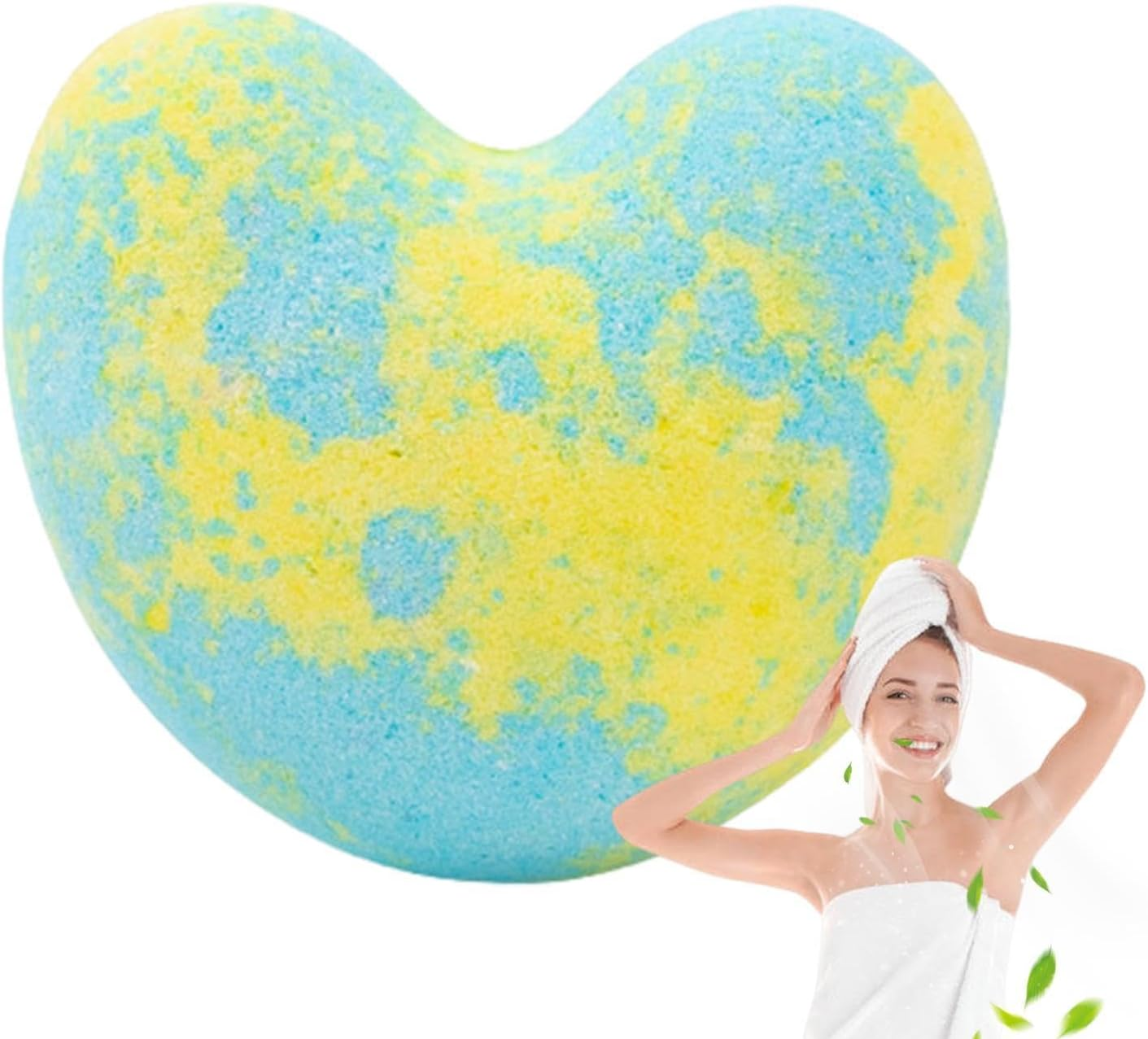 Bubble Bombs,Relaxing Bath Ball - Natural Pure Oils Ultra Bubble Moisturizing Bath Salt Ball for Bubbles, Spa, Bath Relaxation, Calmness - Lily image number 3