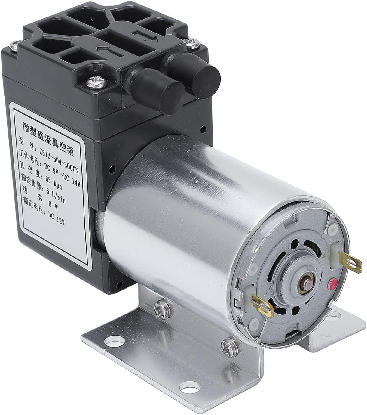 DC12V Mini Vacuum Pump Handheld ABS Aluminum Low Noise Suction Pump Small Size 12V Suction image number 1