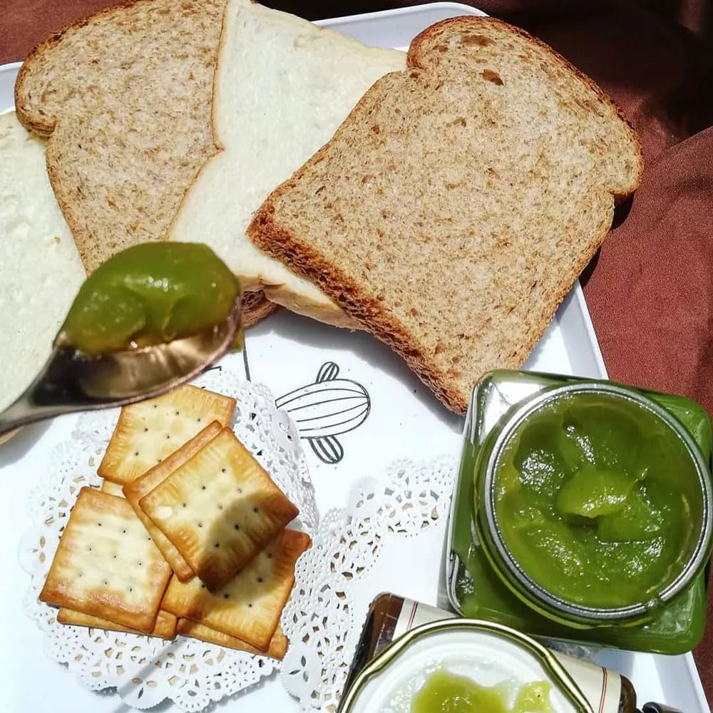 Oriental Kopi Pandan Kaya Cocounut Pandan Jam Spread Traditional Pandan Flavour Smooth Delightful Halal Certified for Bread Toast 270G - Pandan image number 4