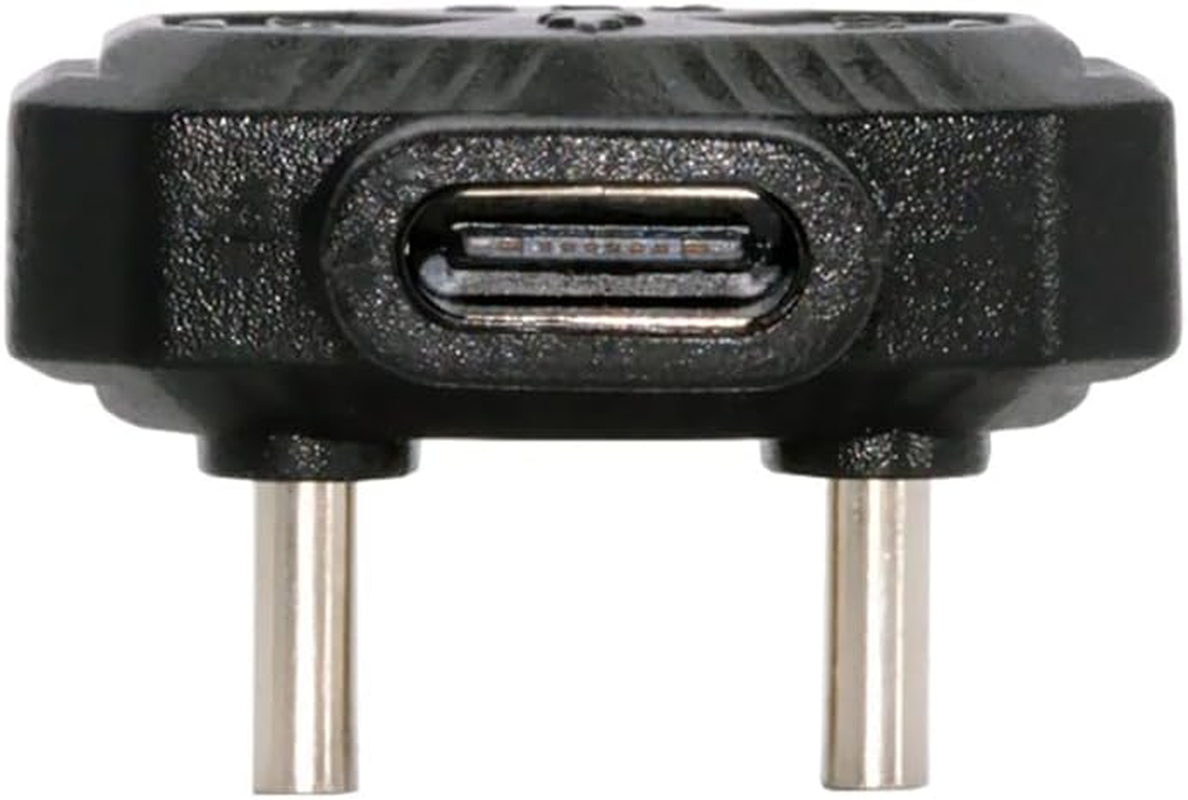 Xiwai opposite U Shape Back Angled 480Mbps USB-C Type C Male to Male Coupler Extender Power Data Adapter for Power Bank Phone Laptop