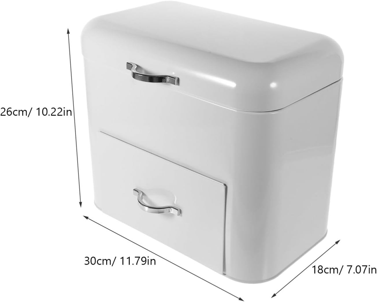 STOBAZA Large Retro Bread Storage Container Versatile Kitchen Organizer for Homemade Bread Snacks More Spacious Design for Countertop Use for Home Bakery Storage image number 6