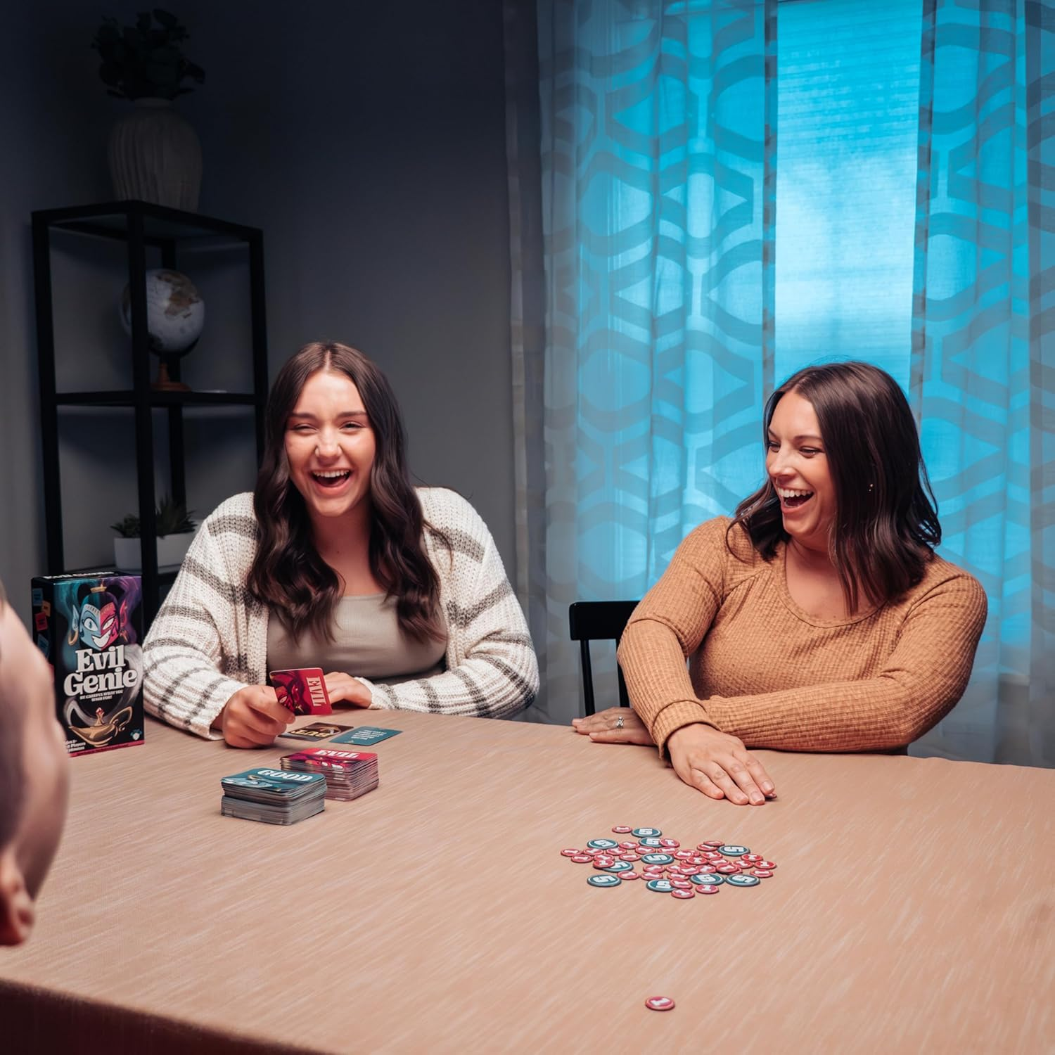 Evil Genie, the Party Game Where Players Combine Good Cards with Evil Cards to Grant One Messed up Wish, Then Guess If the Wish Will Be Taken to Score Points and Win the Game, 2 &ndash; 8 Players​ Ages 8+ image number 6