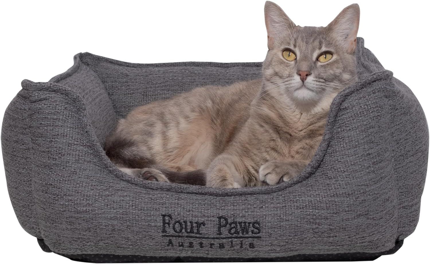 Small Dog Bed - Certipur-Us&reg; Certified Memory Foam, Plush Faux Fur and Jacquard Fabric with Anti-Slip Bottom, Easy-To-Clean Removable Cover image number 3