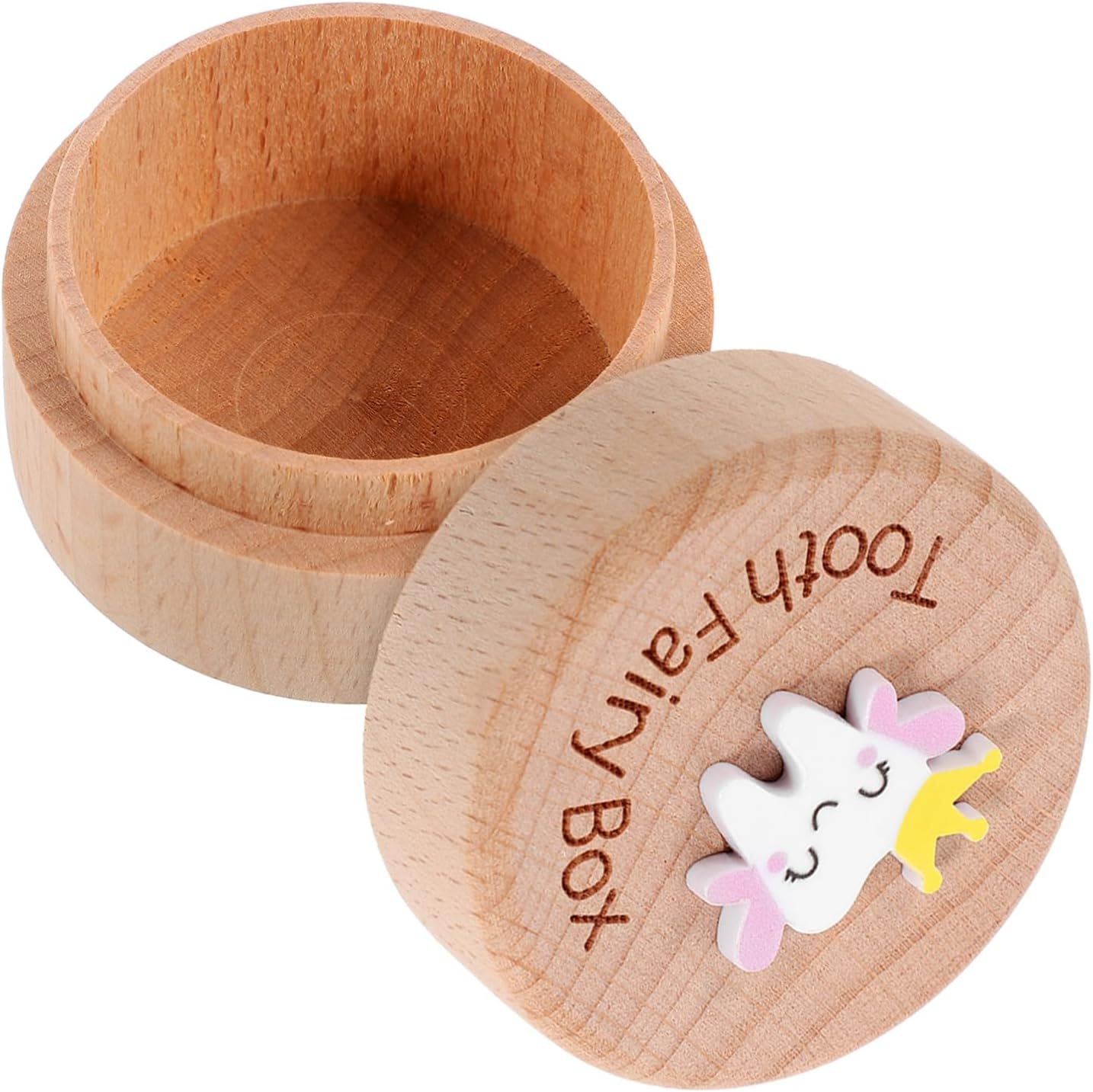 Deciduous Tooth Box for Boy Girl Material Keepsake Teeth Holder for Fetal Hair Storage Scenario image number 4