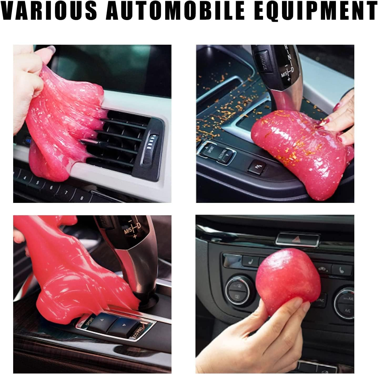 4 Pack Cleaning Gel, Car Accessories for Men and Women, Dust Cleaner for PC Keyboard Car Detailing Laptop Dusting Home and Office Electronics Cleaning Kit | Cleaning Supplies image number 5