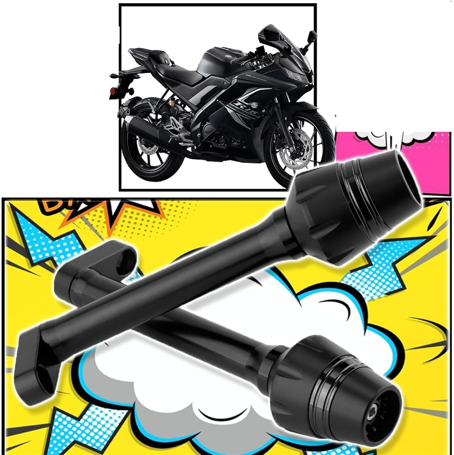 Motorbike Frame Sliders for Y┐AMAHA YZF R15 V3 2018-2021 Frame Sliders Crash Protector Motorcycles Modified Parts Falling Protection Moto Accessories (Color : Black) image number 3