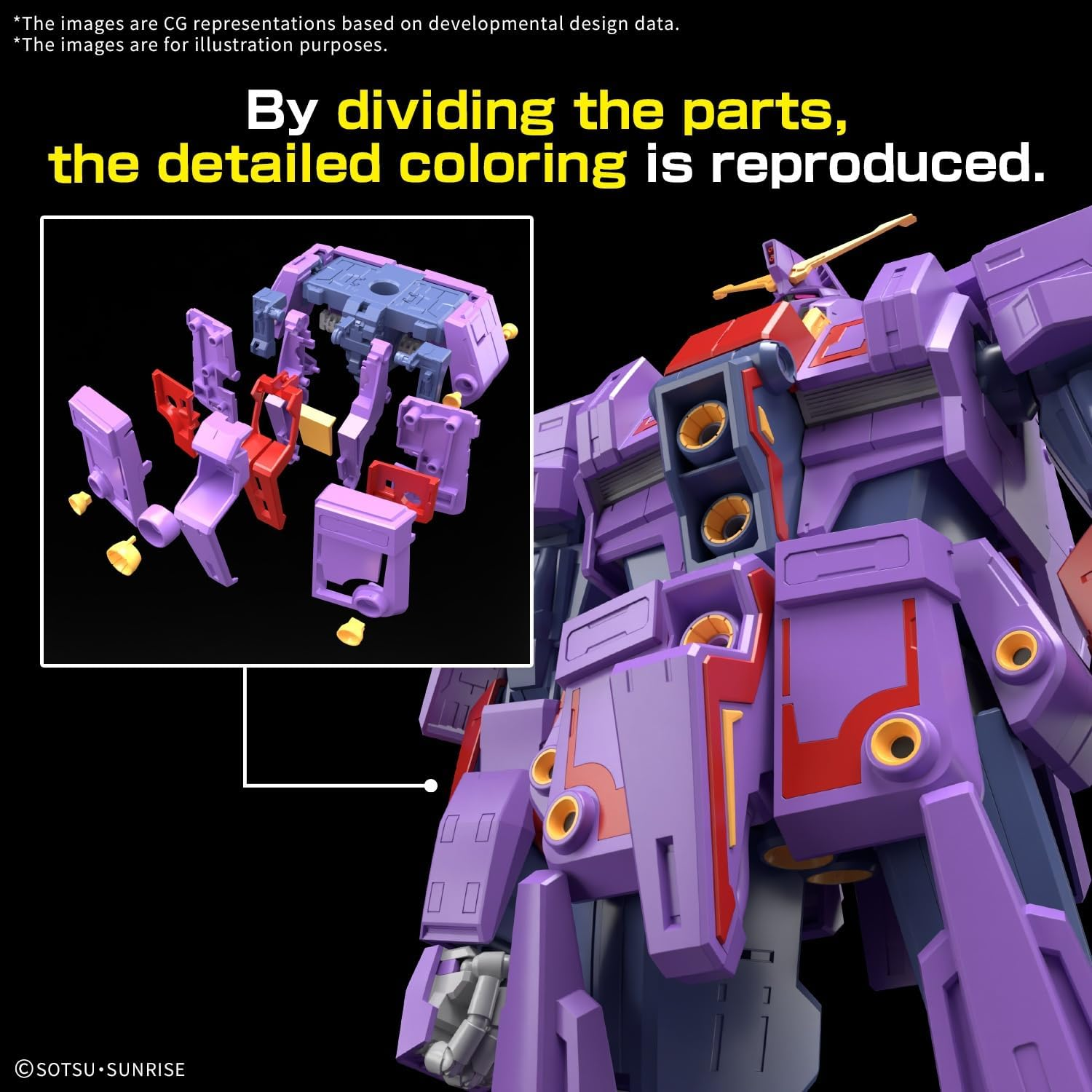 BANDAI Hobby HG Gundam 1/144 Psycho Gundam Mk-Ii image number 6