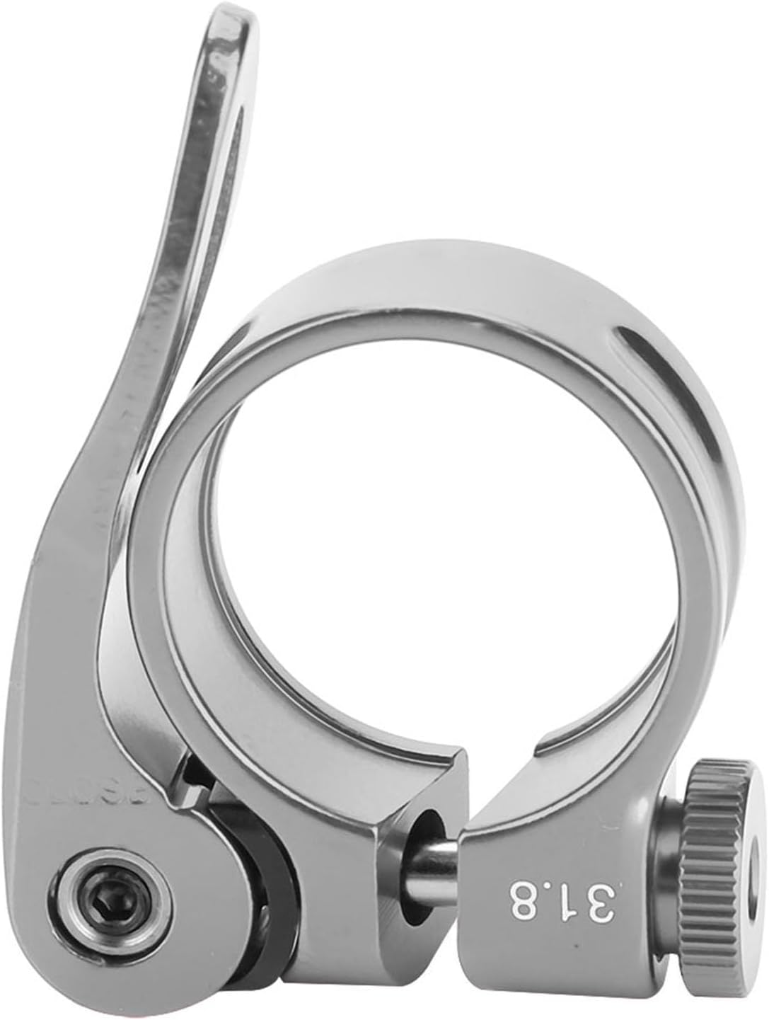 CX-18 Easy Installation Post Clamp for Road Bike Quick Release Seatpost Clamp Black (31.8Mm)