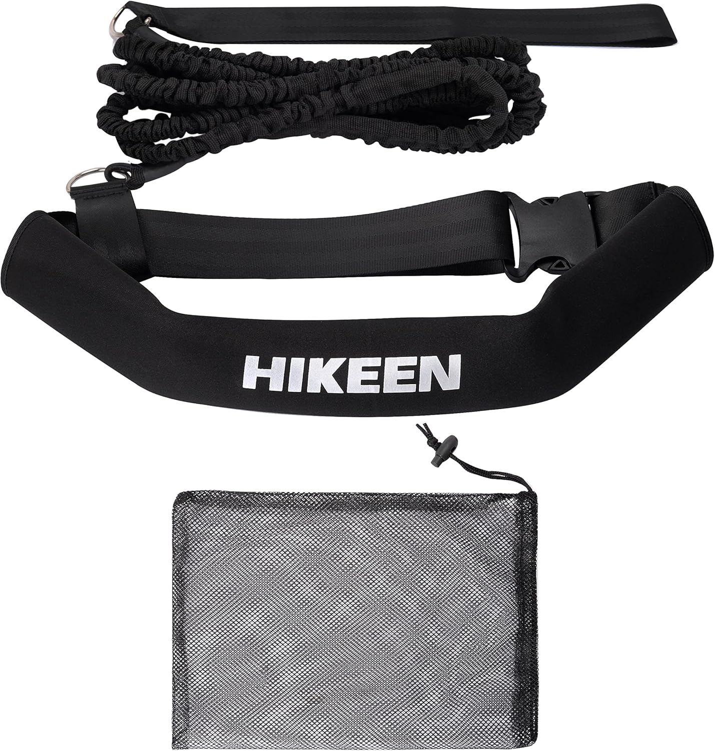 Hikeen Swimming Training Belt, Swimming Tether Swim in Place Harness Stationary Swimming Aquatic Resistance Belt image number 6