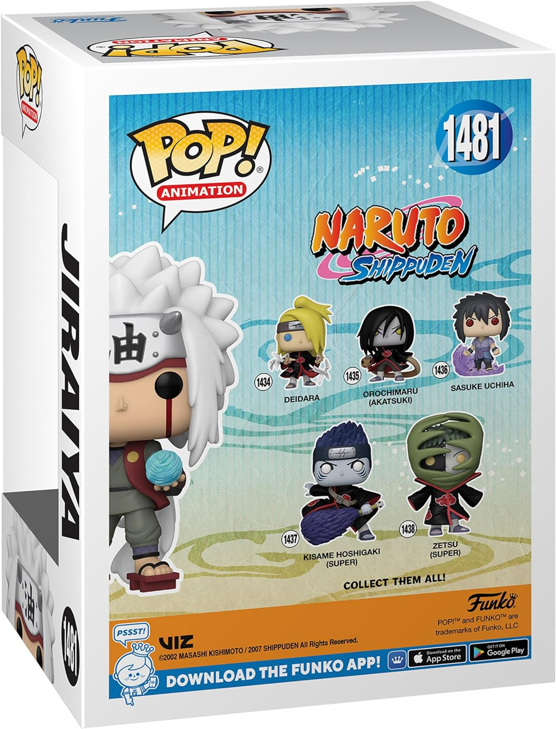 Funko Pop Animation: Naruto Shippuden - Jiraiya with Rasengan - Special Edition Multicolor Glow Exclusive #1481 - Minato Special Edition image number 6
