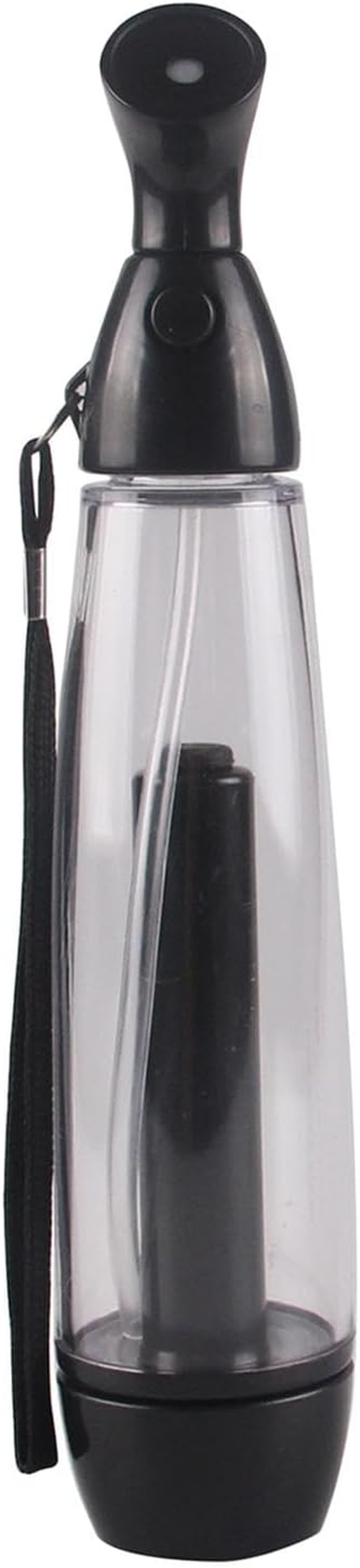 Oshhni Summer Mister Spray Bottle Personal Cooling Device Compact Portable with Carrying Loop Pump Mister Misting Sprayer for Travel, White