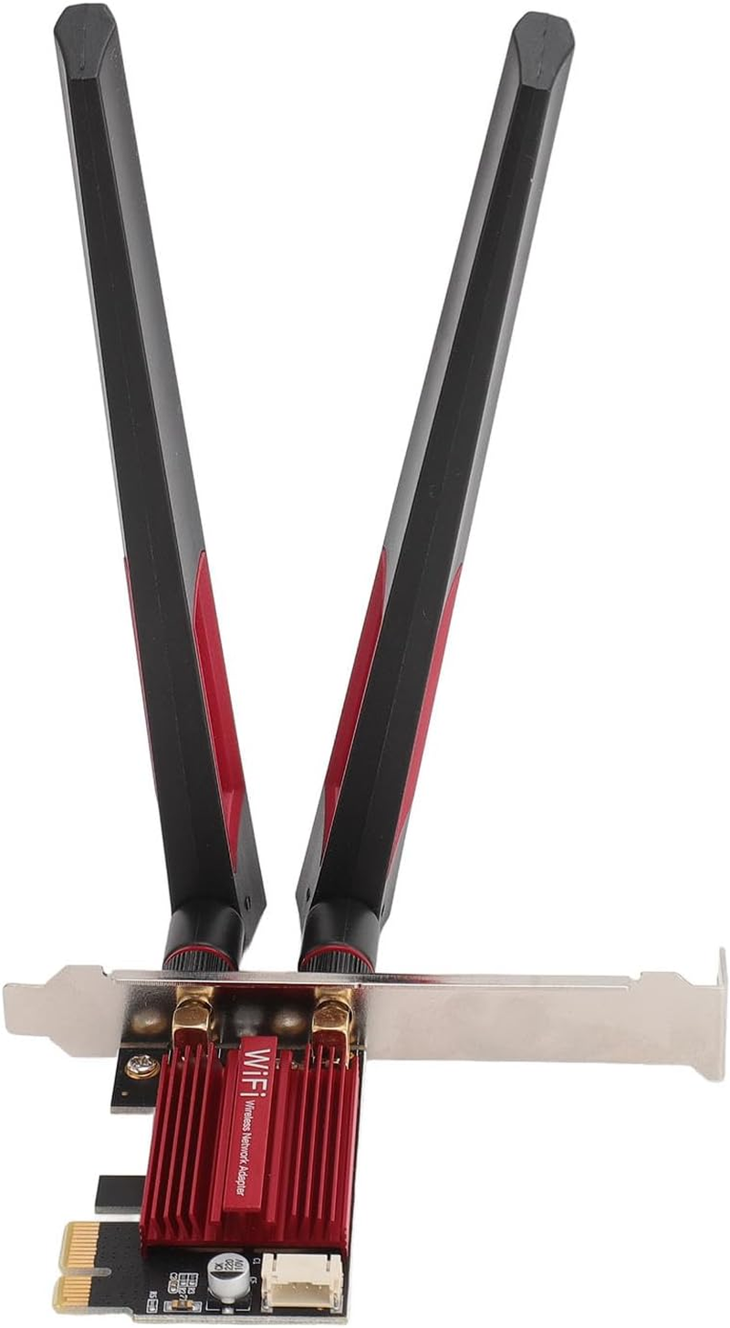 7260AC Pro PCIE Wifi Card, 1200Mbps Dual Band BT4.0 Wireless Network Card with 2 10Dbi Gain, for Windows 7 8 10 11 image number 2