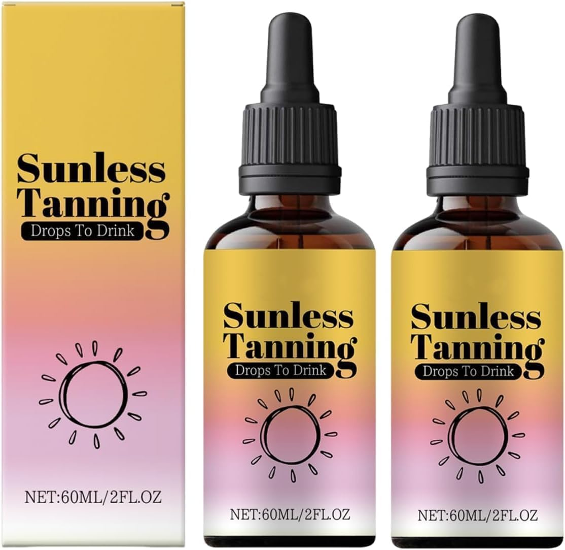 60Ml Oral Tanning Drops, Sunless Tanning Drops to Drink, Nourishing and Moisturizing Bronzing Tanner (1PCS)