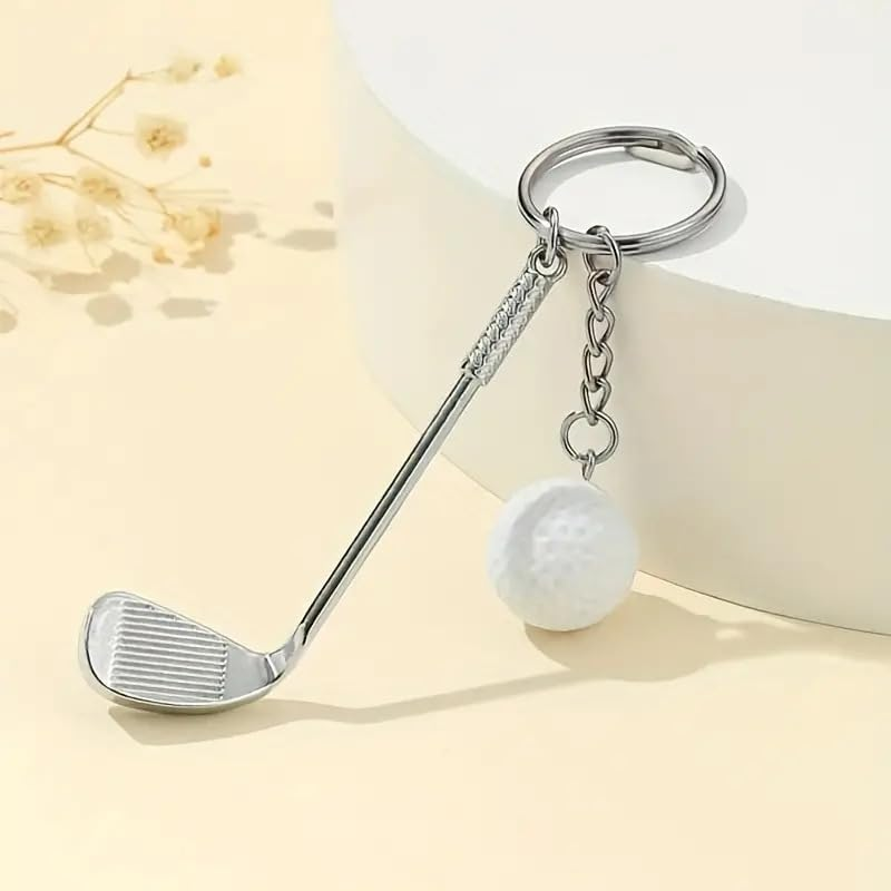 Golf Gifts Keychain for Men Women Golfers Funny Golf Ball Keychains for Dad Wife Christmas Birthday Gifts for Son Grandma Golfing Gifts Golf Lover Gifts for Women Men Key Chains image number 3