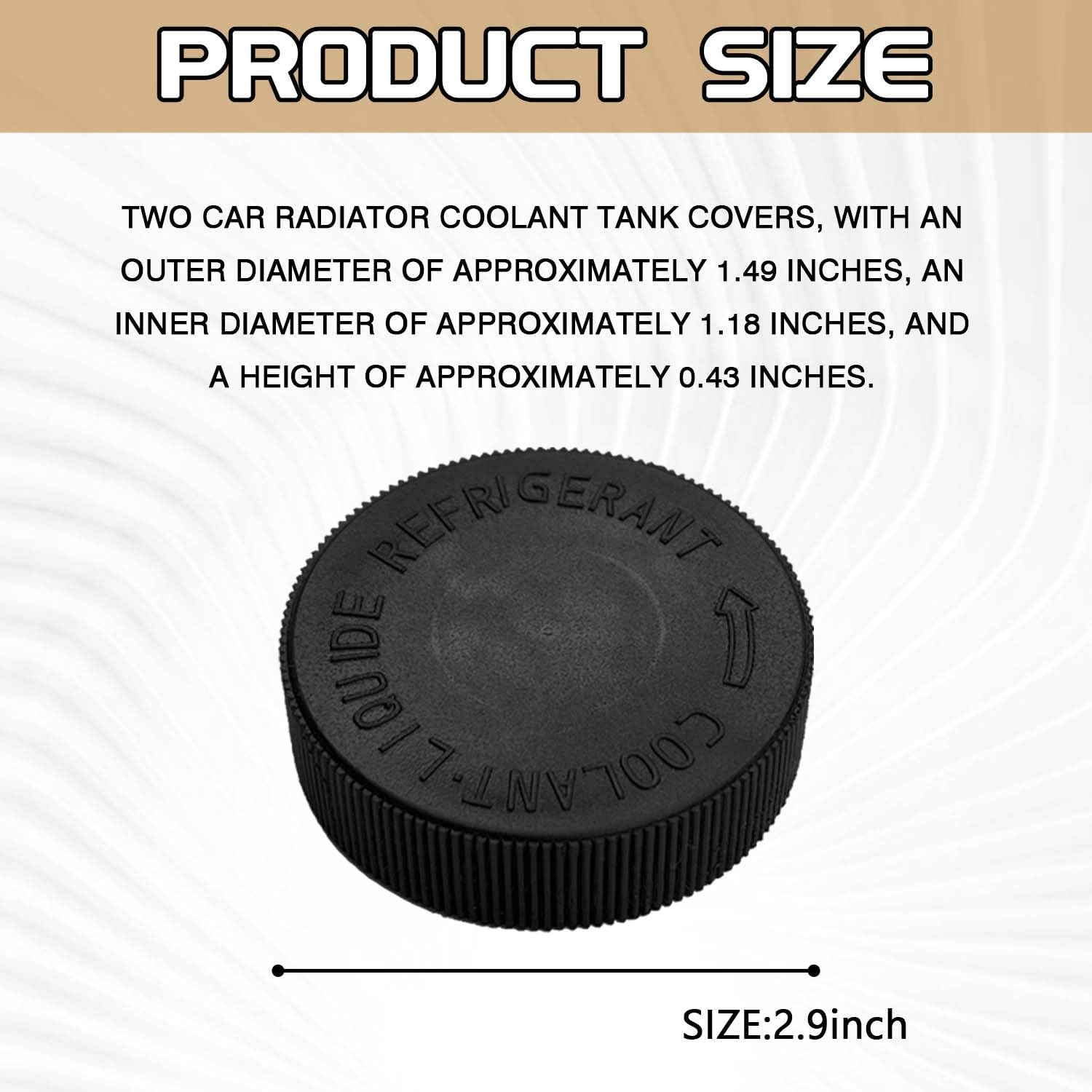 2PCS Coolant Reservoir Cap for Nissan, 21712-79900 Engine Radiator Coolant Overflow Antifreeze Reservoir Tank Cap Compatible with Nissan Infiniti Murano Rogue Versa Quest Sentra EX35 FX37 QX50 image number 5