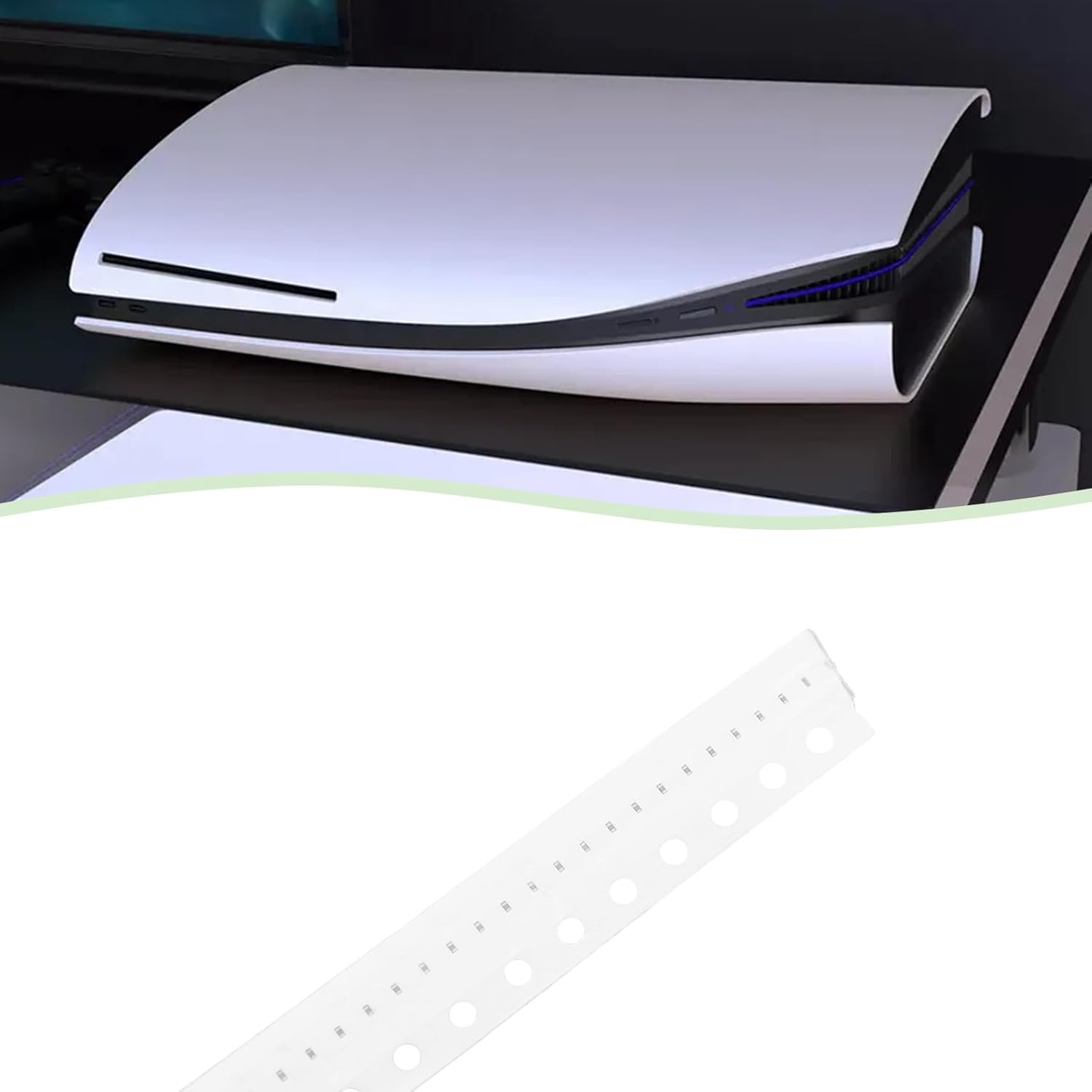 YINETTECH 100PCS HDMI Port Capacitor Cap 100NF + 100PF SMD 0201 Compatible with Sony Playstation5 PS5 Film Chip Ceramic Capacitor HDMI Port Capacitor Closure image number 2