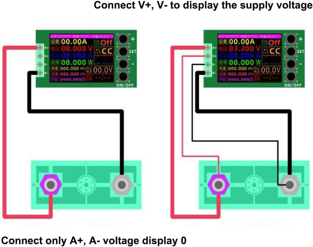 ACAGALA 150W 20A Adjustable Constant Current Electronic Load 2.4Inch TFT Color Display 4 Working Modes USB Lithium Battery Capacity Monitor Tester Discharge Meter image number 5
