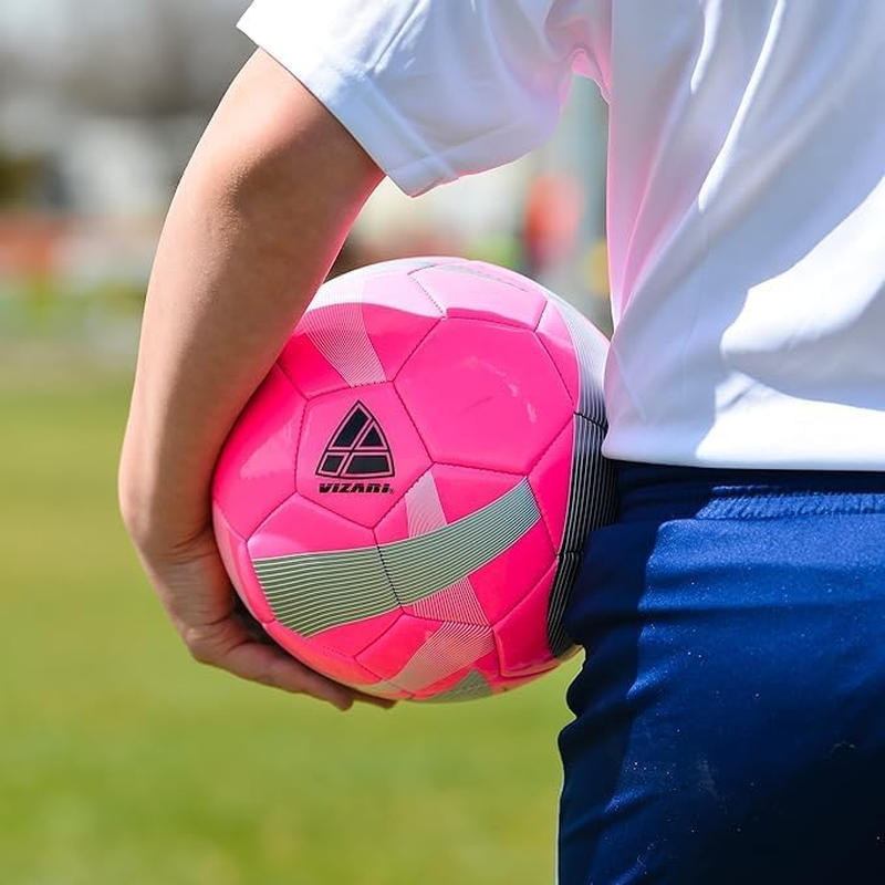 Vizari Hydra Soccer Ball | Synthetic Youth Football Gear | Soccer Training Equipment for Kids | Indoor Outdoor Play | Soccer Training | Gifts for Soccer Lovers | Professional & Adult Soccer Balls image number 1