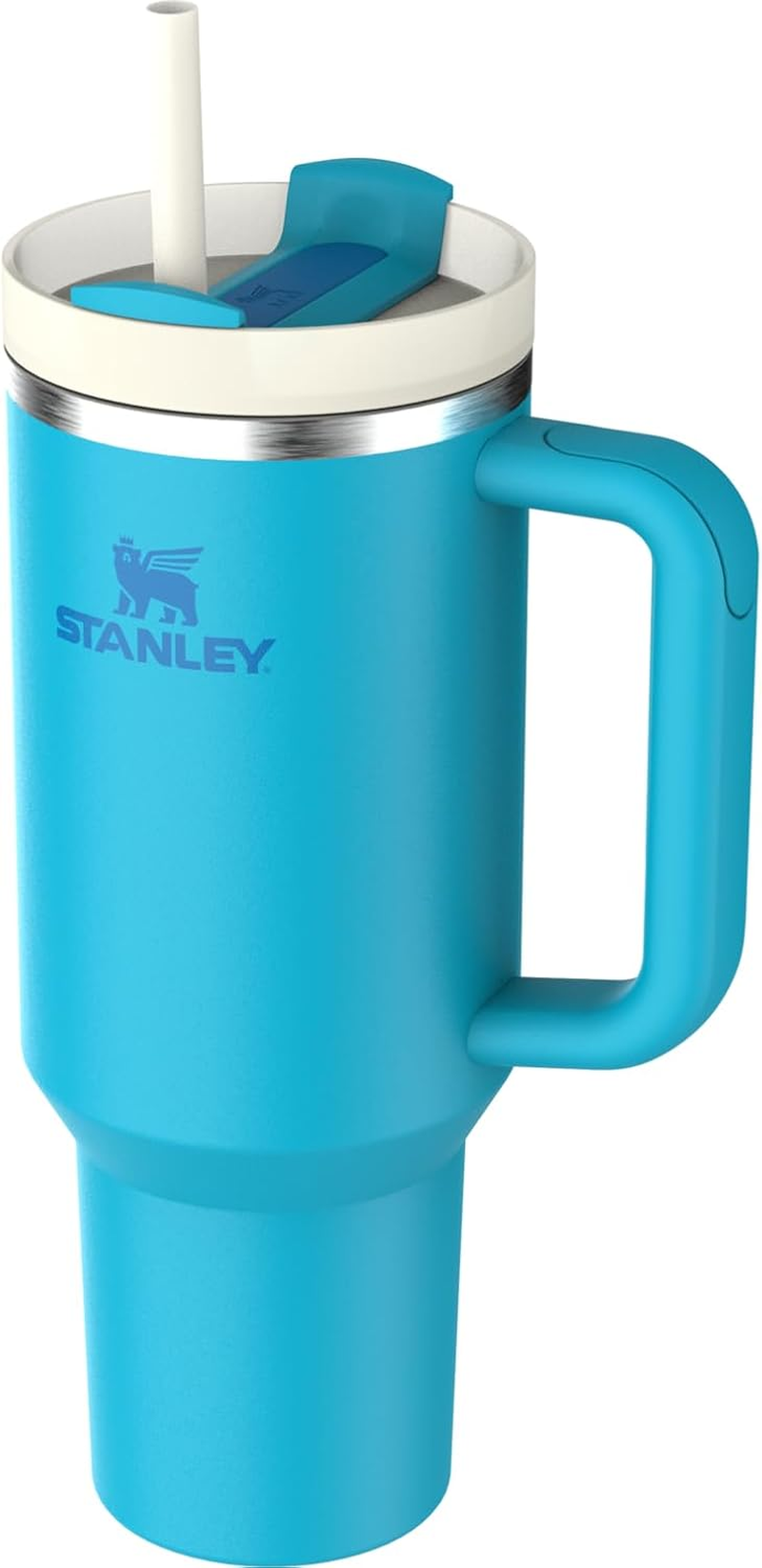 Stanley Quencher H2.0 Tumbler with Handle and Straw 40 Oz | Flowstate 3-Position Lid | Cup Holder Compatible for Travel | Insulated Stainless Steel Cup | Bpa-Free | Splash