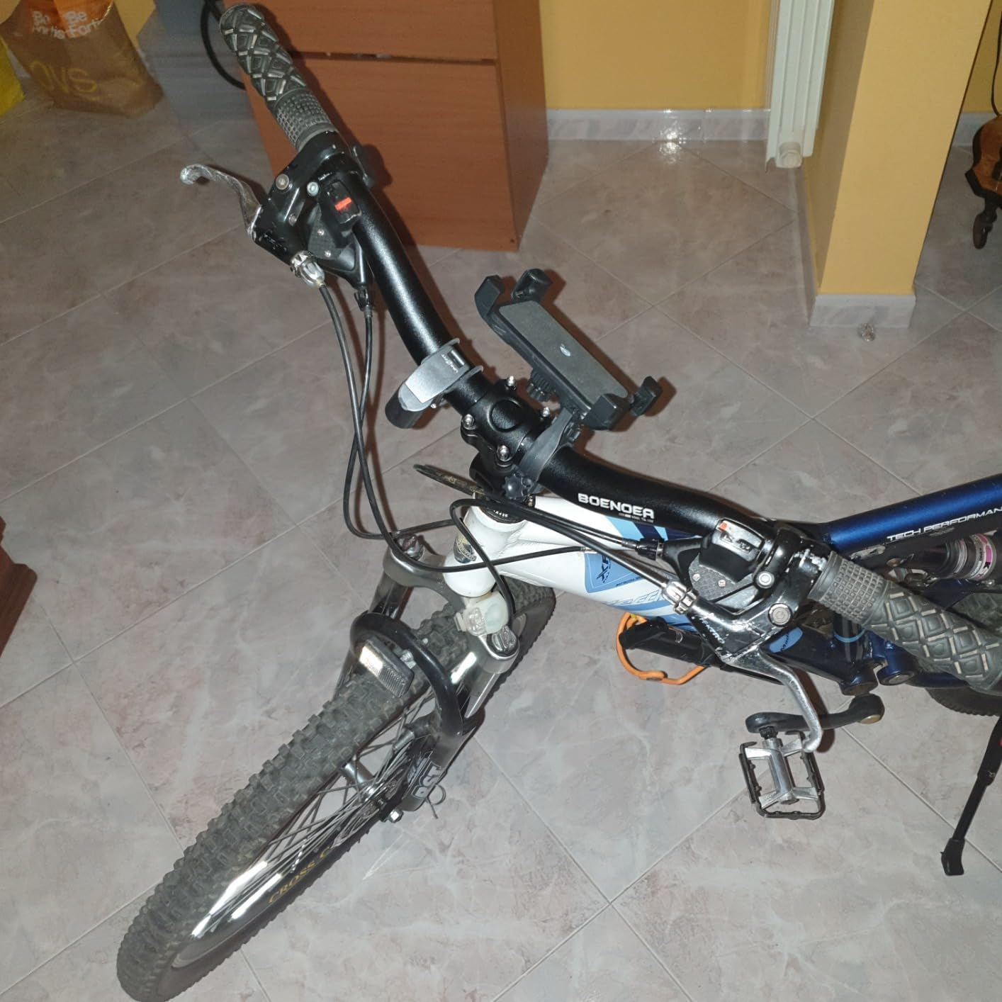 Boenoea Bike Riser Handlebar 25.4/31.8Mm Length 620Mm Aluminum Alloy Riser Bar(50Mm 90Mm 120Mm), Black image number 3