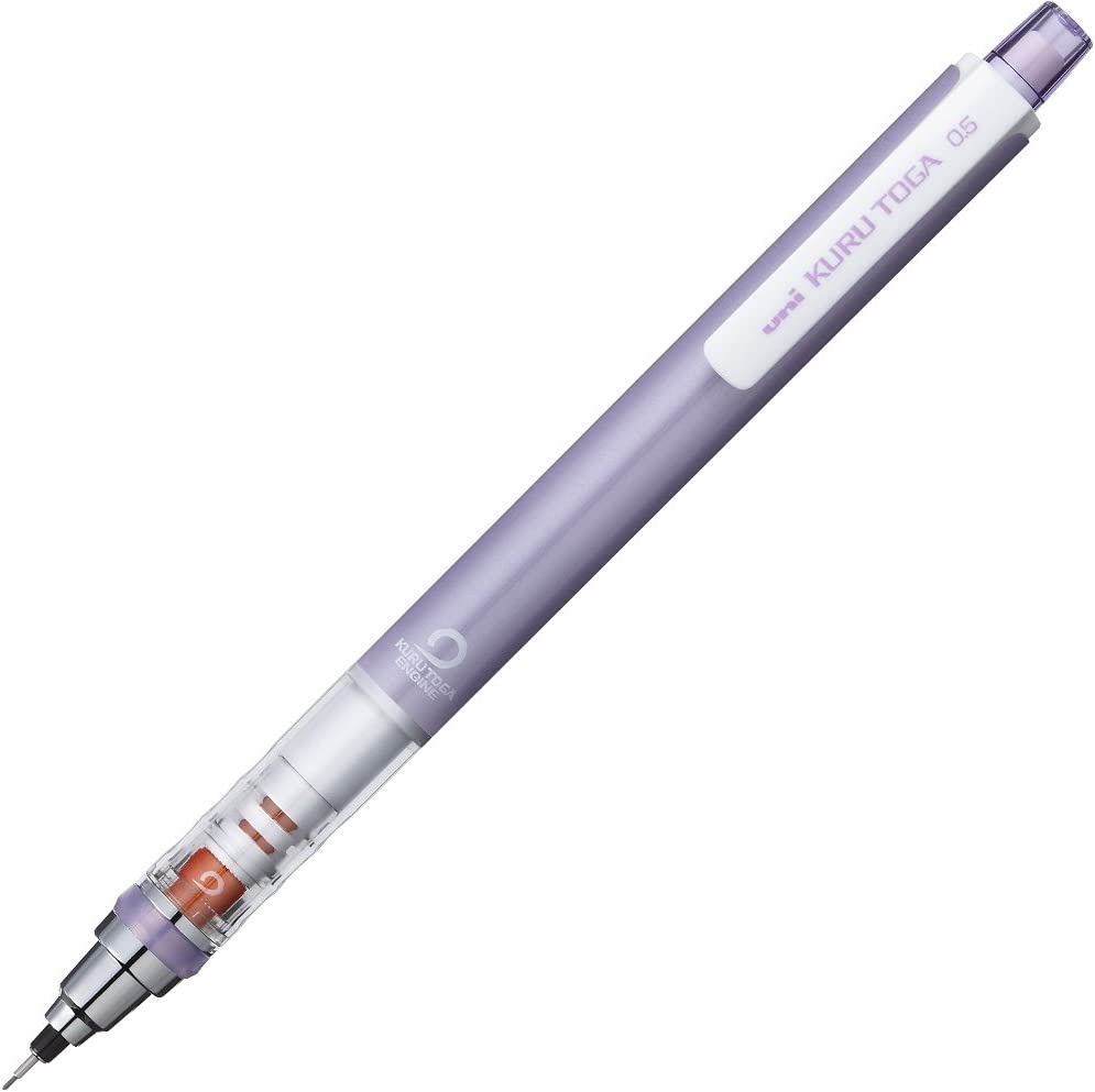 Uni Kurutoga Mechanical Pencil Standard, 0.5Mm, Violet (M54501P.12) image number 4