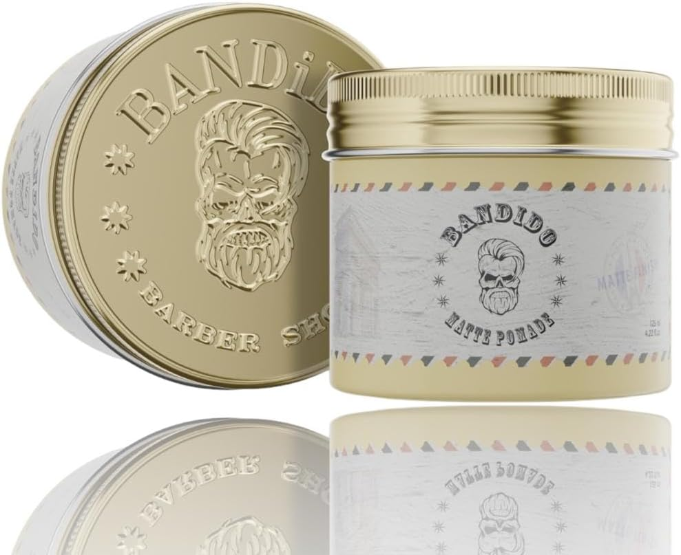 Bandido Matte Finish Pomade Original (125 Ml) Easy to Style, for Your Perfect Hairstyle, Elegant Matt Effect, Hair Wax, Hair Wax, Styling Pomade image number 6