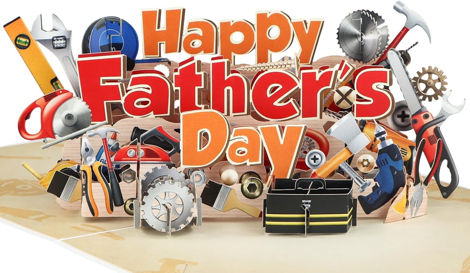 3D Pop up Father'S Day Card - Unique Greeting Card Gifts for Dady, Husband, Grandpa from Daughter, Son, Wife, Funny Fathers Day Greeting Cards Happy Fathers Day Card, Dad Birthday Gift image number 4