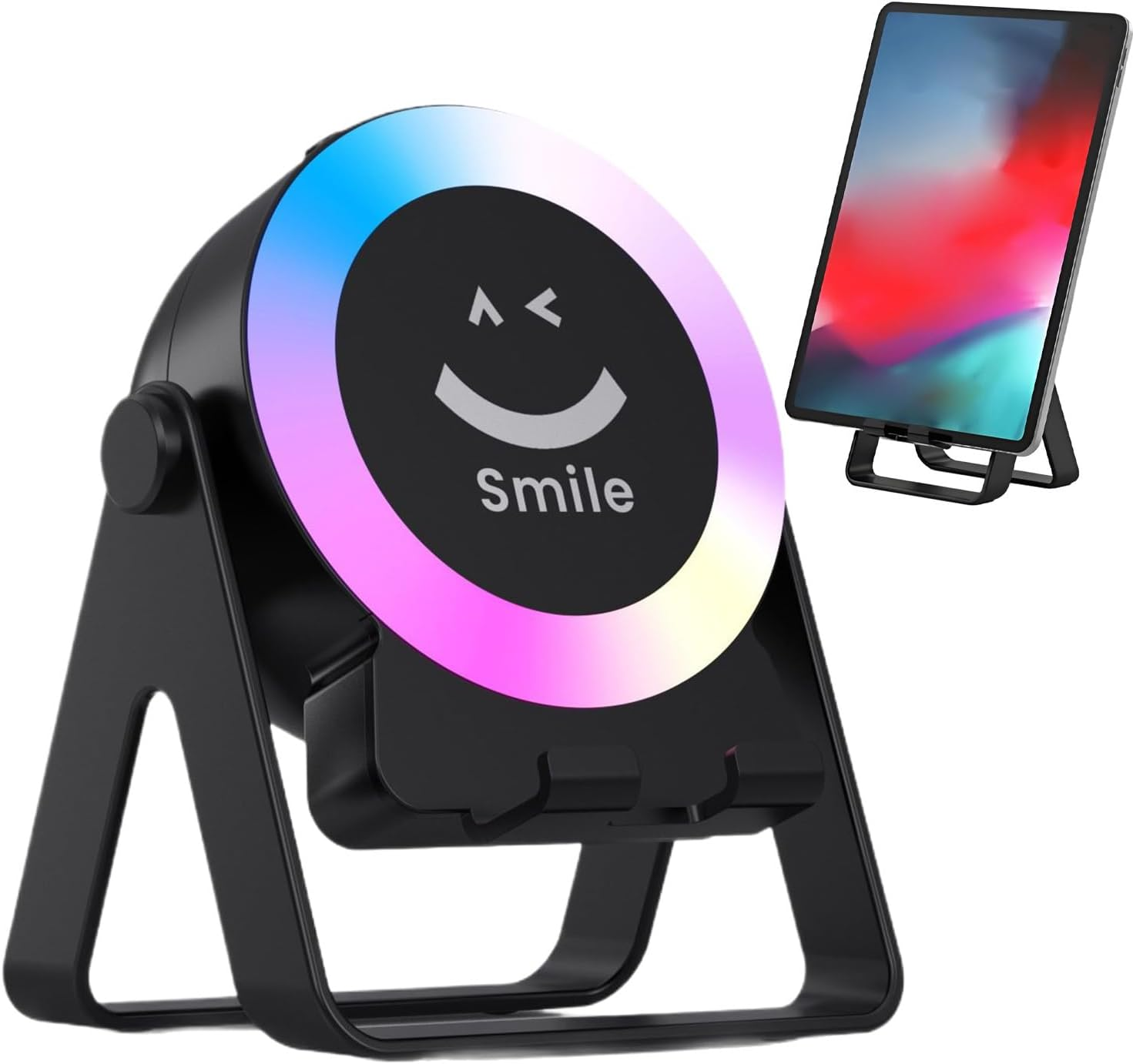 Induction Speaker, Portable Speaker for Desk, Audio Player with RGB Light 4-In-1 for Home Living Room Office Restaurant Retail Store Event Planners image number 5