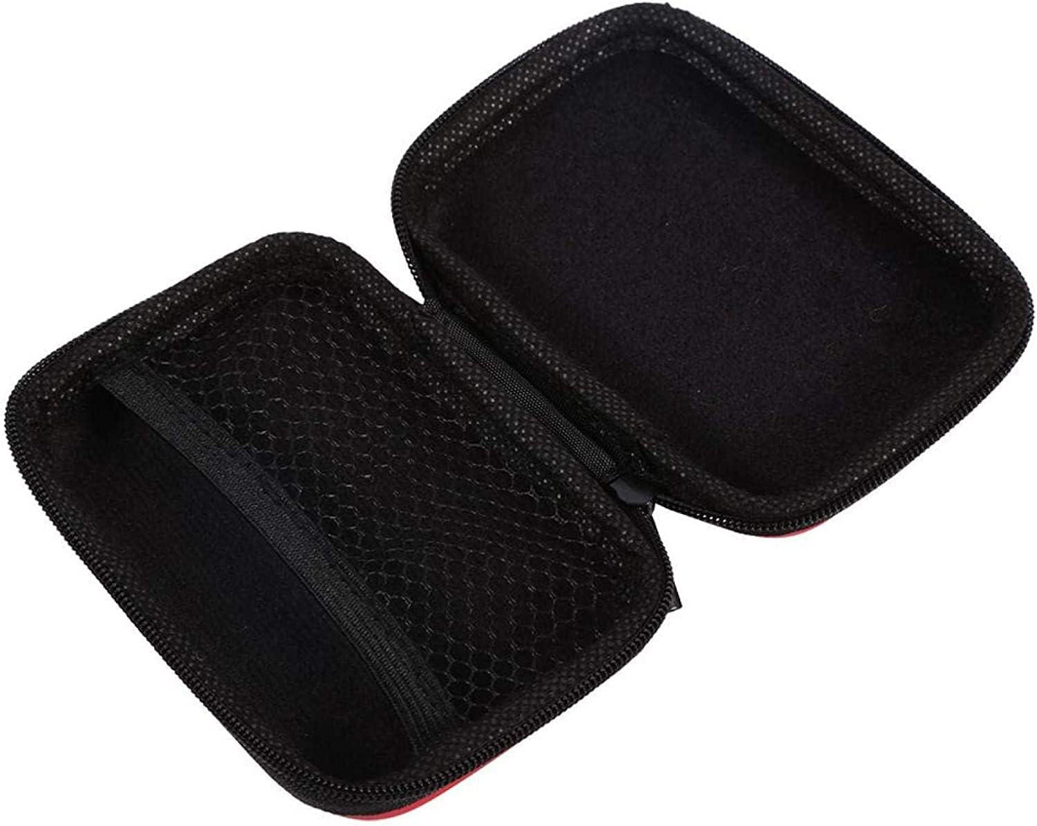 Portable Electronic Accessories Organizer: Mini Storage Bag with Eva Material and PU Leather Coating for USB Flash Drives, Data Cables, Earphones, and SD Cards