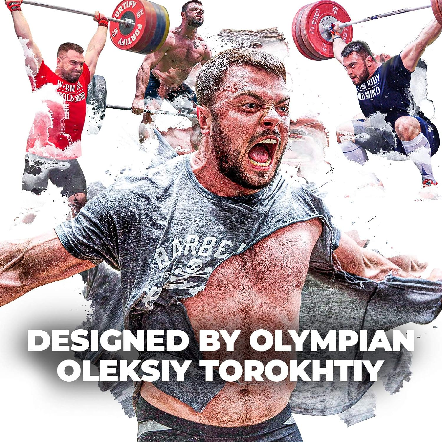 WARM BODY COLD MIND Lasso Lifting Straps with 3 Mm/6 Mm Neoprene - Tested at 350 Kg - Lifting Straps for Strength Training, Fitness Bodybuilding, Wrist Wraps, Weightlifting Crossfit, Gym, Deadlift image number 3