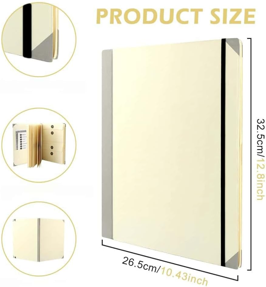 Family Important Document Organizer Folio, in Case I Go Missing Binder, End of Life Estate Planning Emergency Folder image number 2